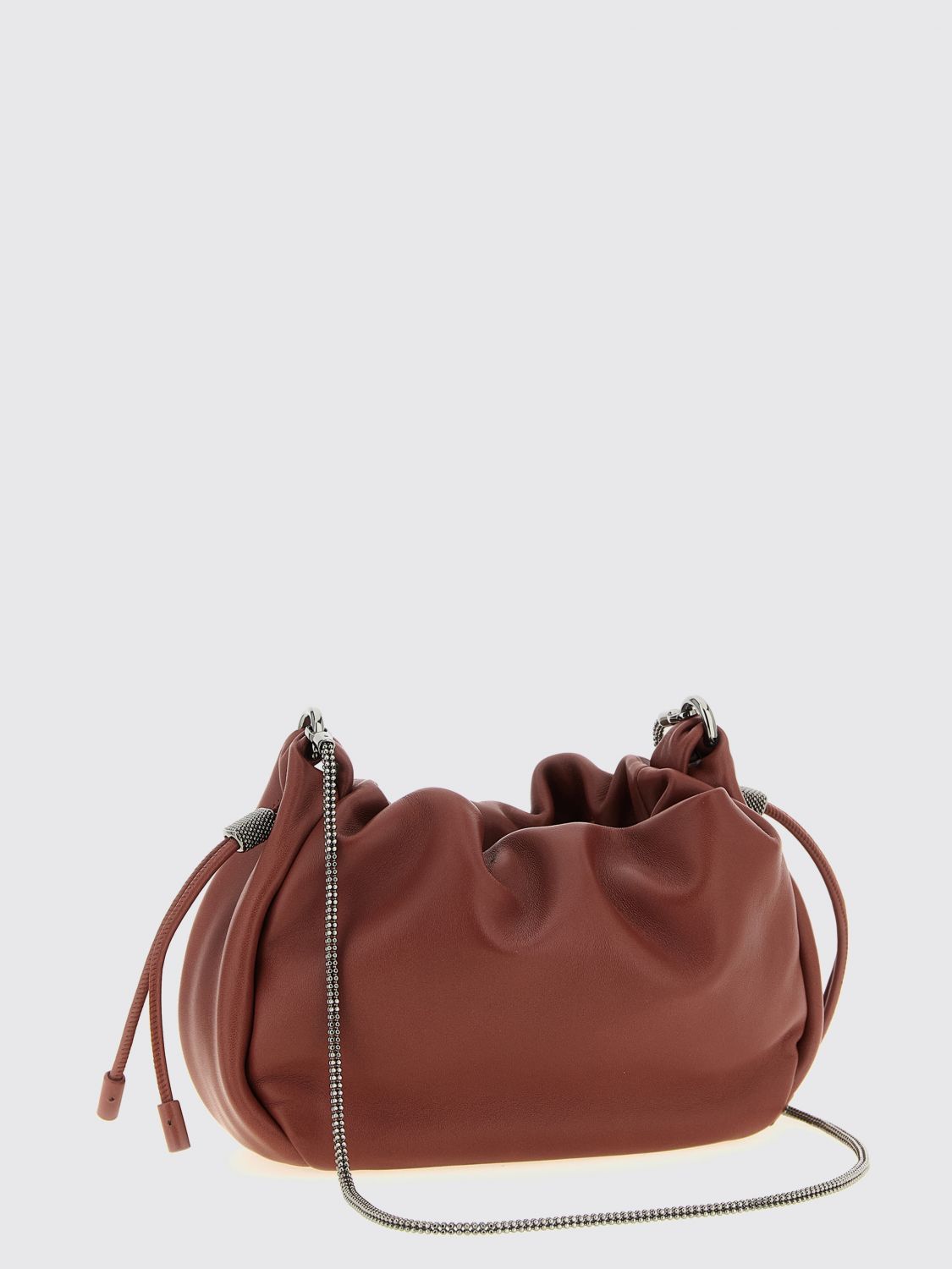 Brunello Cucinelli Brunello Cucinelli Clutch Woman Brown Size ONE SIZE - 2 Thumbnail