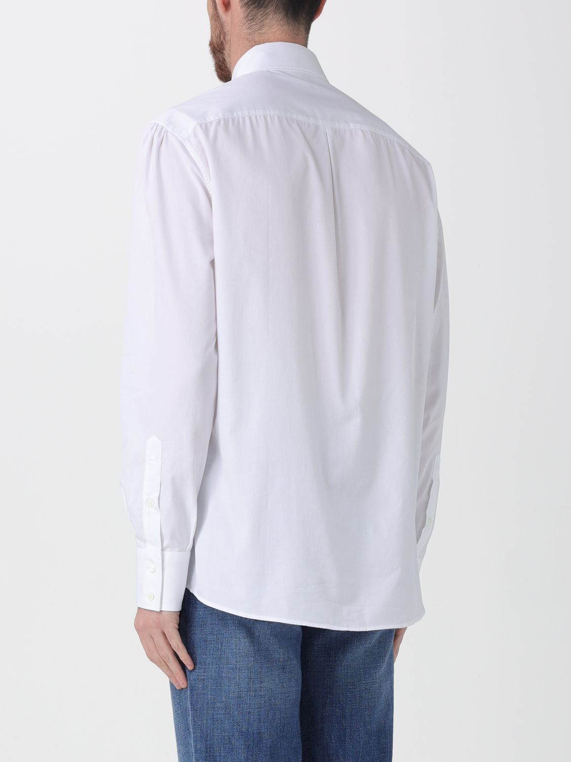 Brunello Cucinelli Brunello Cucinelli Shirt Men White Size US XL / EU 56 / 4 - 3 Thumbnail