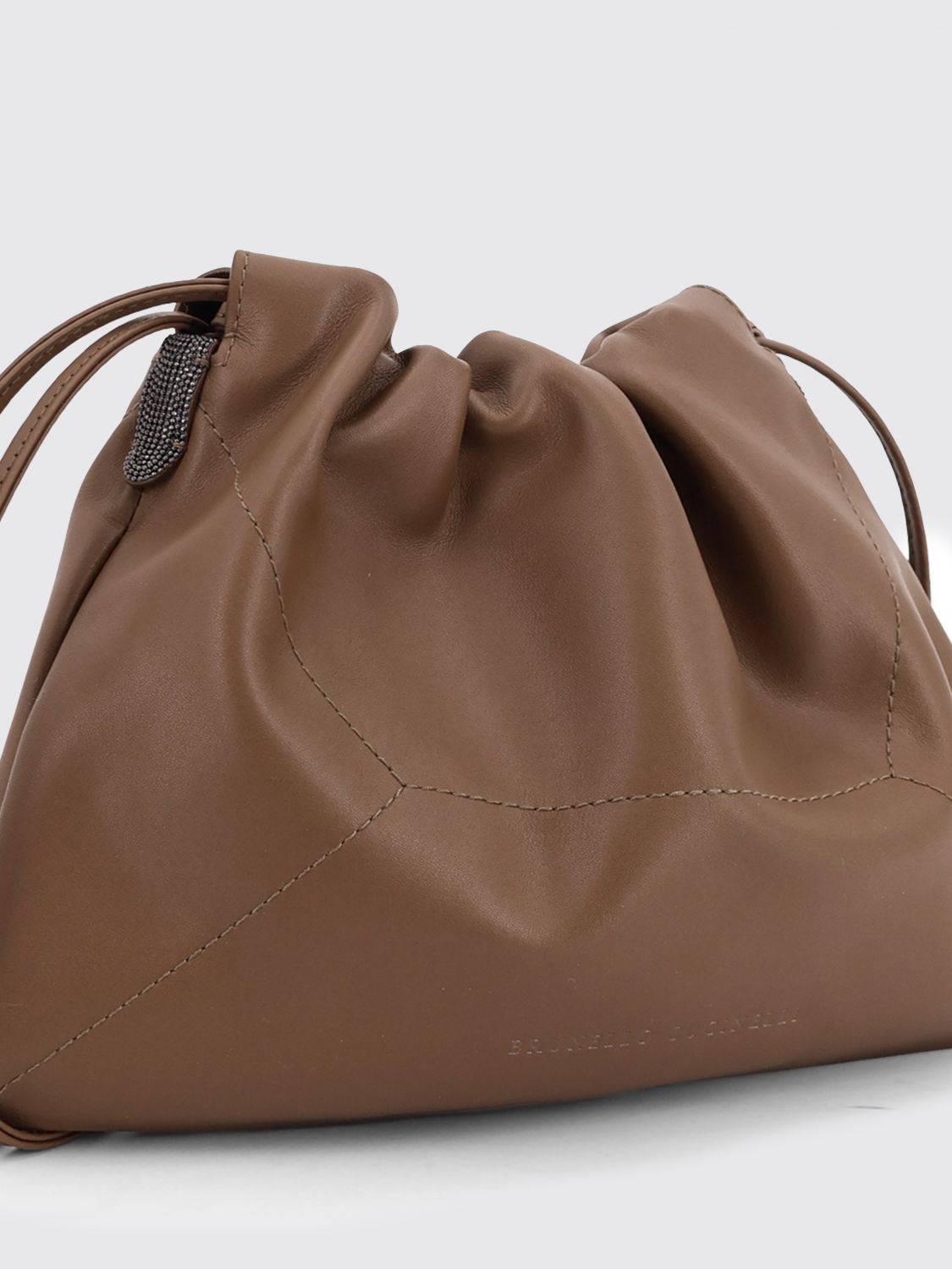 Brunello Cucinelli Brunello Cucinelli Crossbody Bag Woman Brown Size ONE SIZE - 3 Thumbnail
