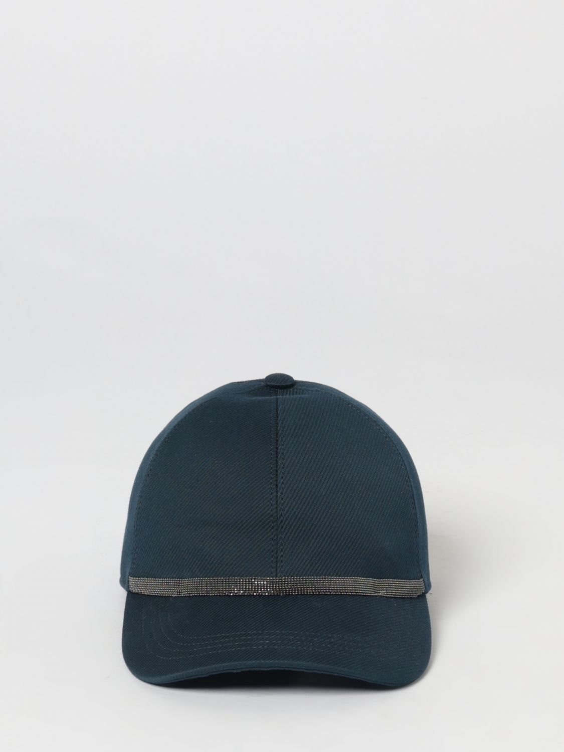 Brunello Cucinelli Brunello Cucinelli Hat Woman Blue Size ONE SIZE - 2 Thumbnail