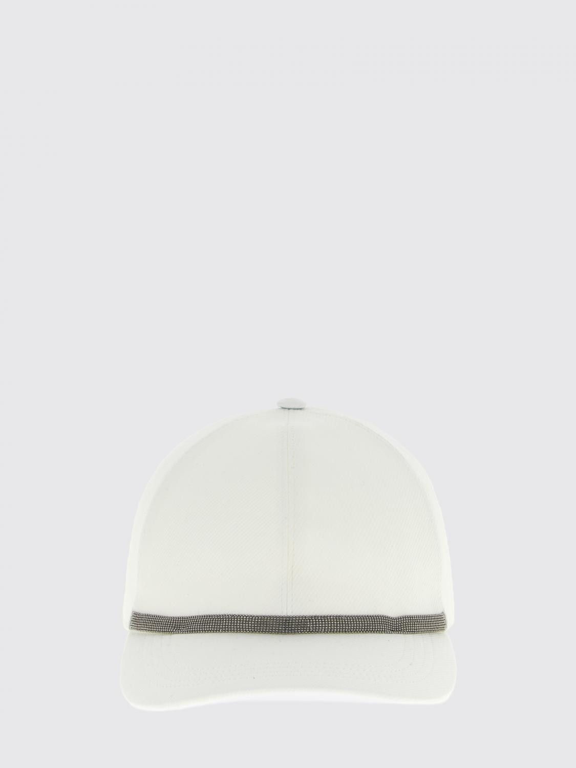 Brunello Cucinelli Brunello Cucinelli Hat Woman White Size ONE SIZE - 2 Thumbnail