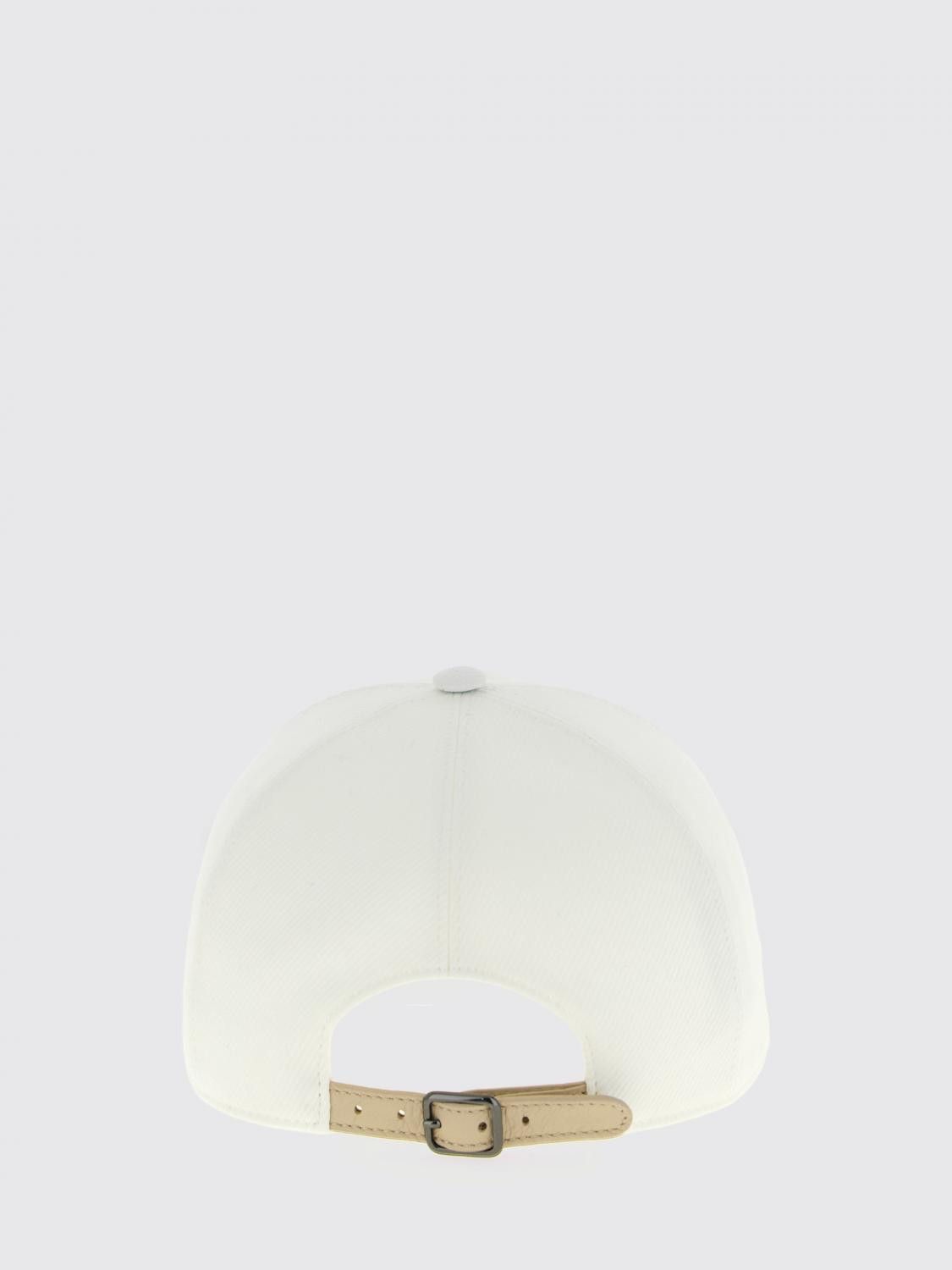 Brunello Cucinelli Brunello Cucinelli Hat Woman White Size ONE SIZE - 3 Thumbnail