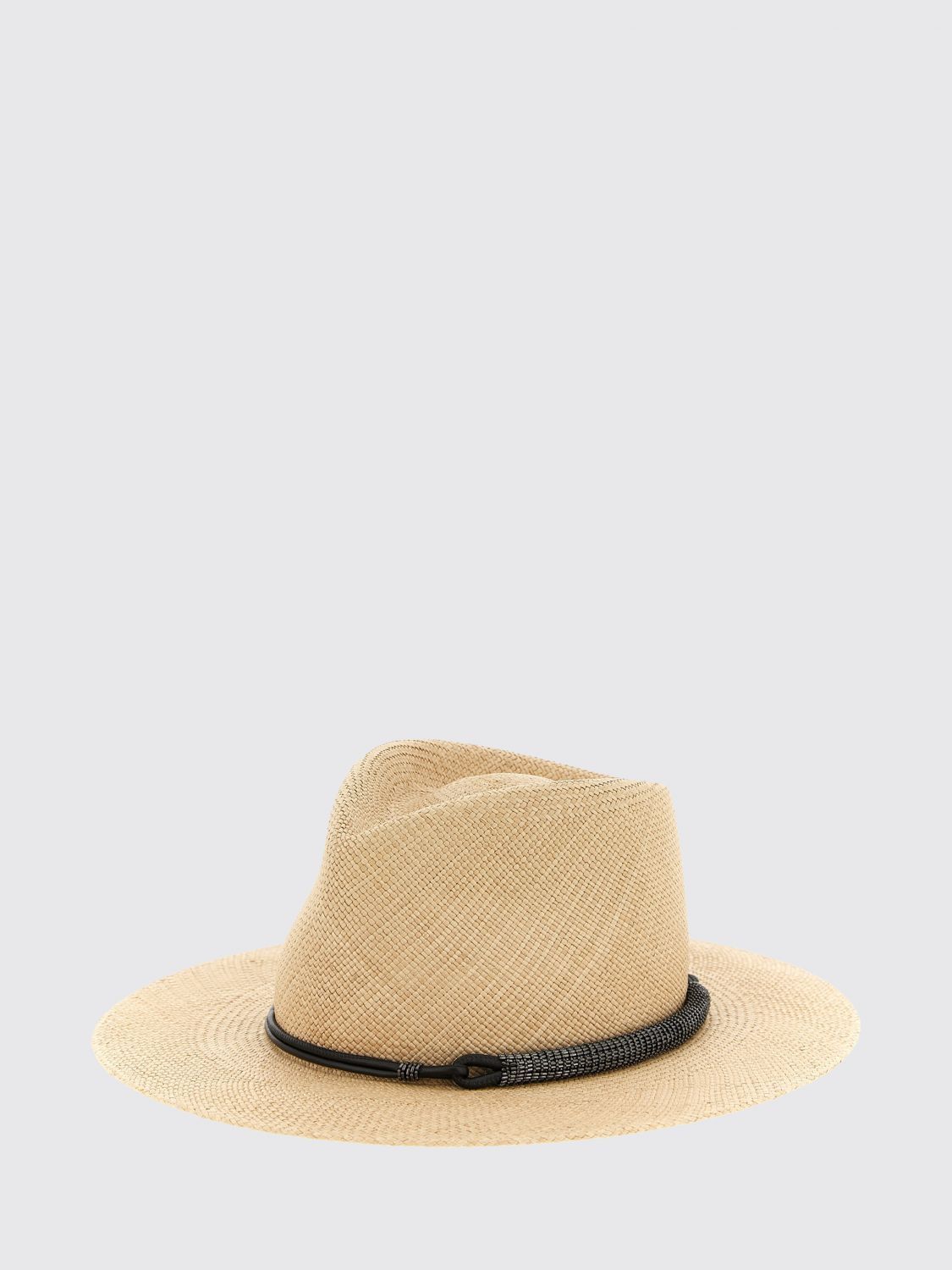 Brunello Cucinelli Brunello Cucinelli Hat Woman Cream Size ONE SIZE - 2 Thumbnail