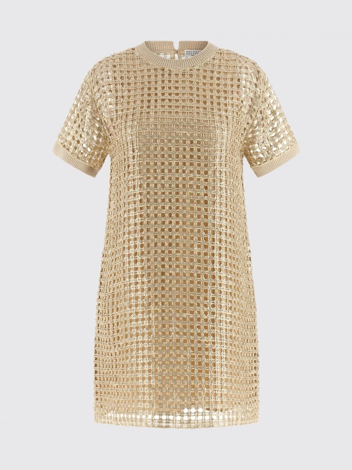Brunello Cucinelli Brunello Cucinelli Dress Woman Yellow Size XS / US 0-2 / IT 36-38 - 2 Thumbnail