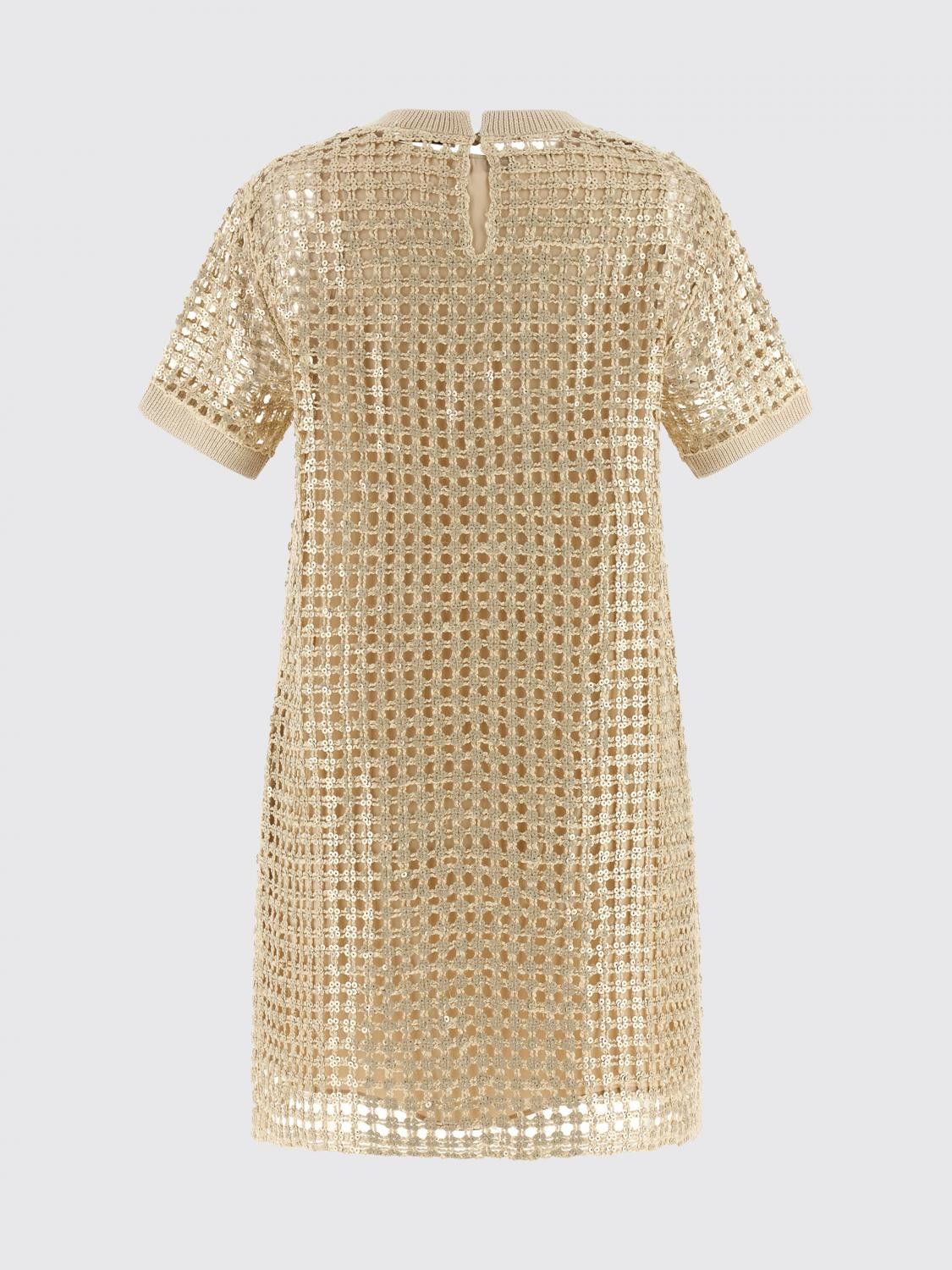 Brunello Cucinelli Brunello Cucinelli Dress Woman Yellow Size XS / US 0-2 / IT 36-38 - 3 Thumbnail