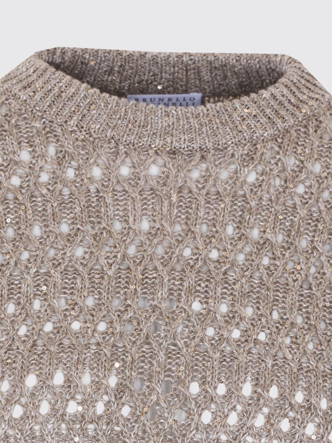 Brunello Cucinelli Brunello Cucinelli Sweater Woman Dove Grey Size XL / US 12-14 / IT 48-50 - 4 Thumbnail