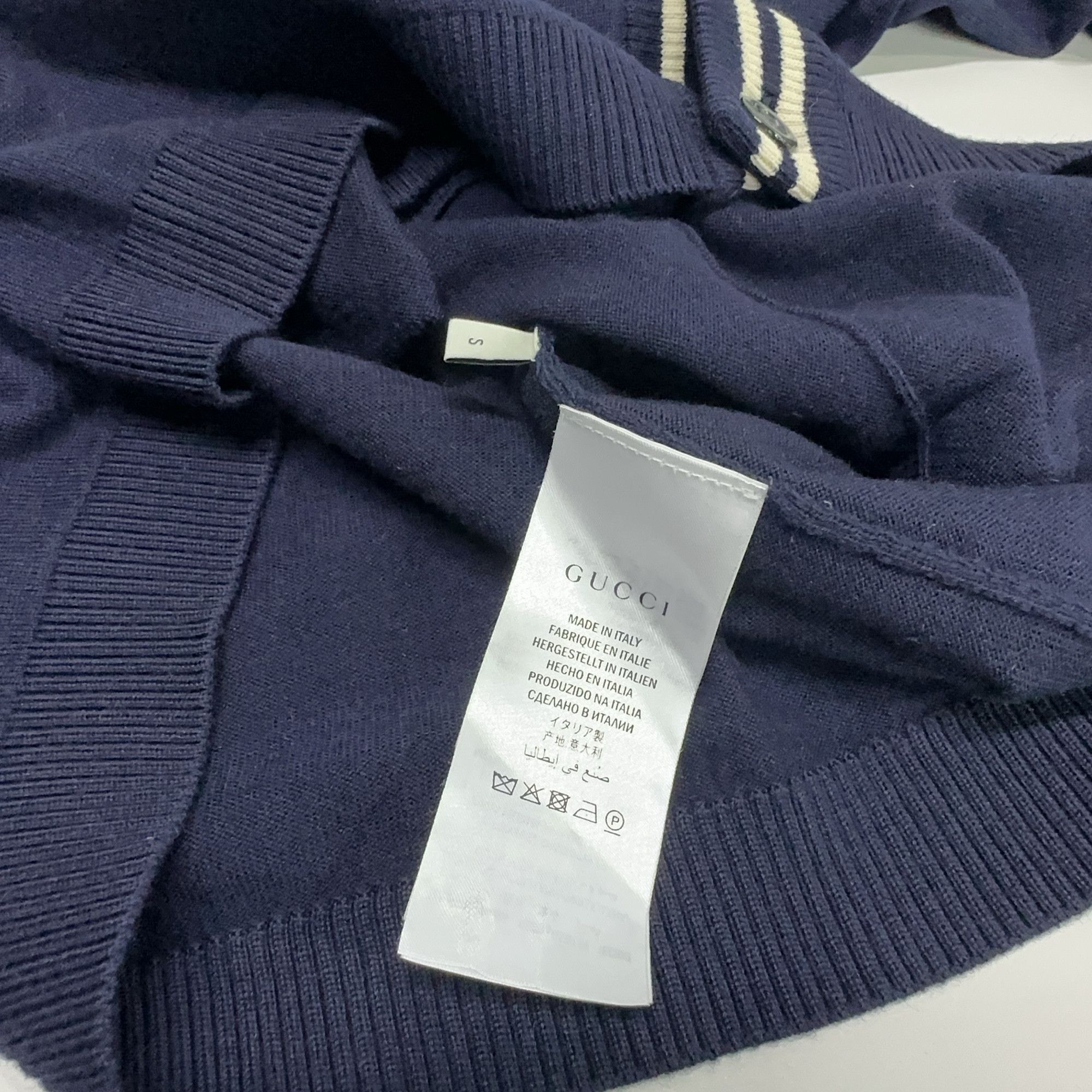 Gucci Gucci Bee Embroidery Wool Cardigan S Size US S / EU 44-46 / 1 - 4 Thumbnail