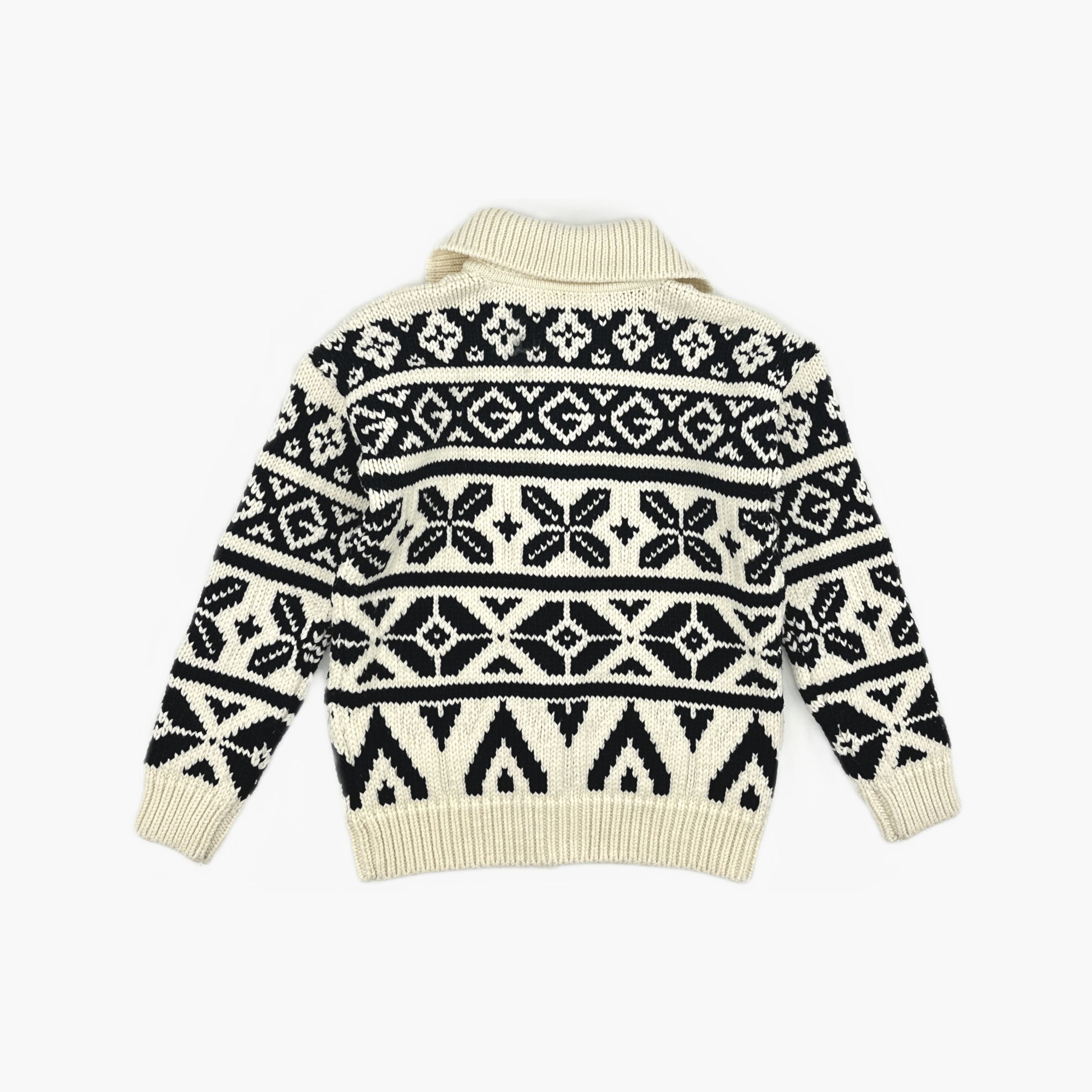 Gucci Gucci Pattern Jacquard Wool Cardigan Size 12 Size US XXS / EU 40 - 2 Thumbnail