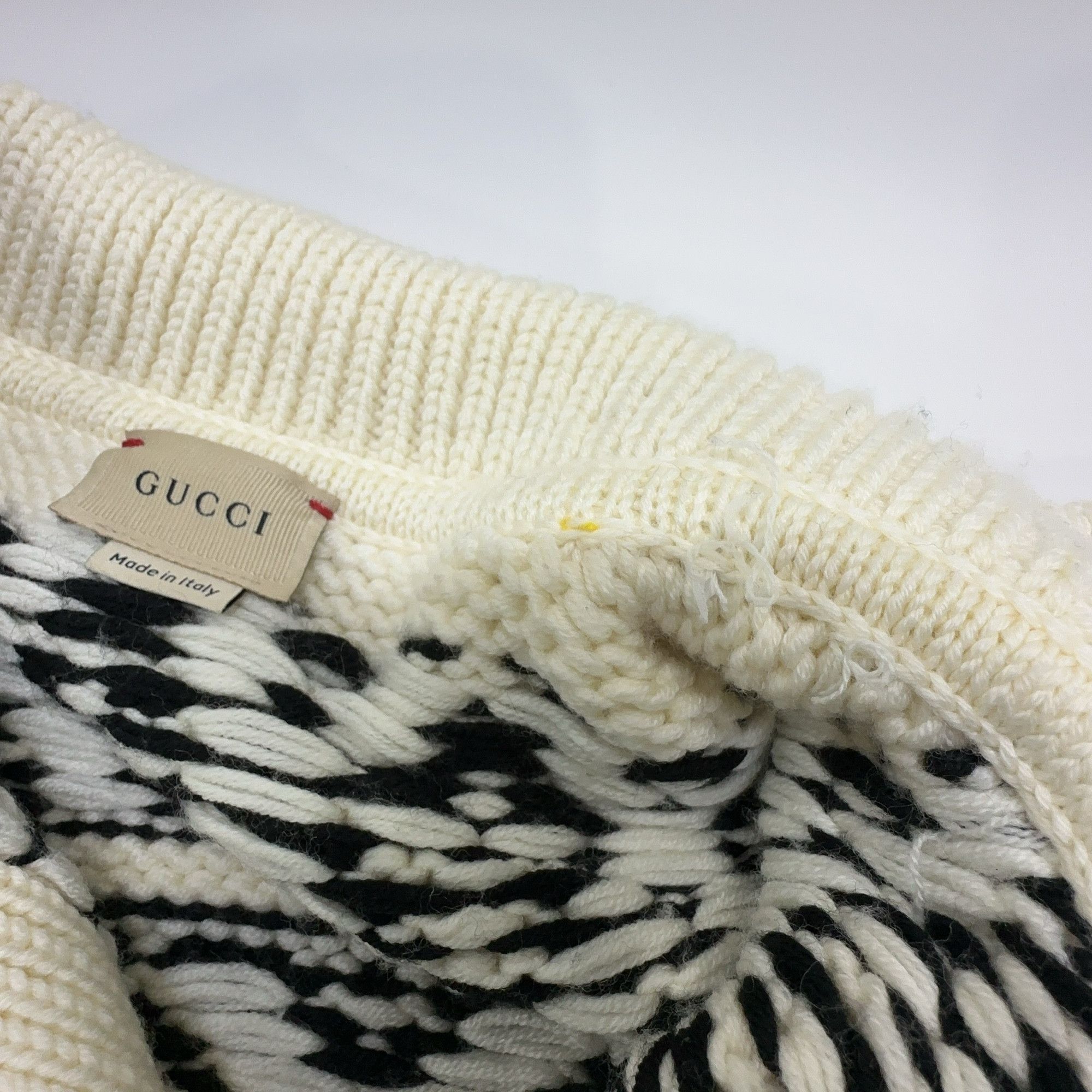 Gucci Gucci Pattern Jacquard Wool Cardigan Size 12 Size US XXS / EU 40 - 6 Thumbnail