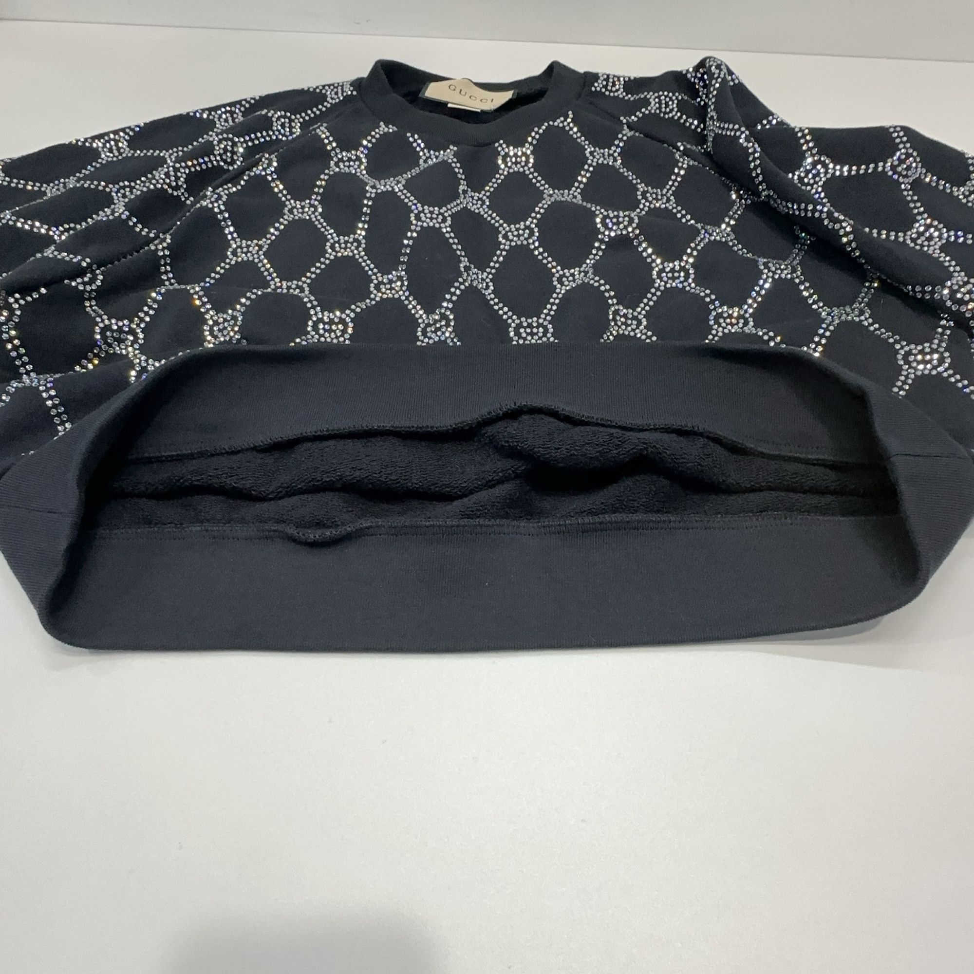 Gucci Gucci Crystal Interlocking G Logo Sweatshirt M Size M / US 6-8 / IT 42-44 - 7 Thumbnail