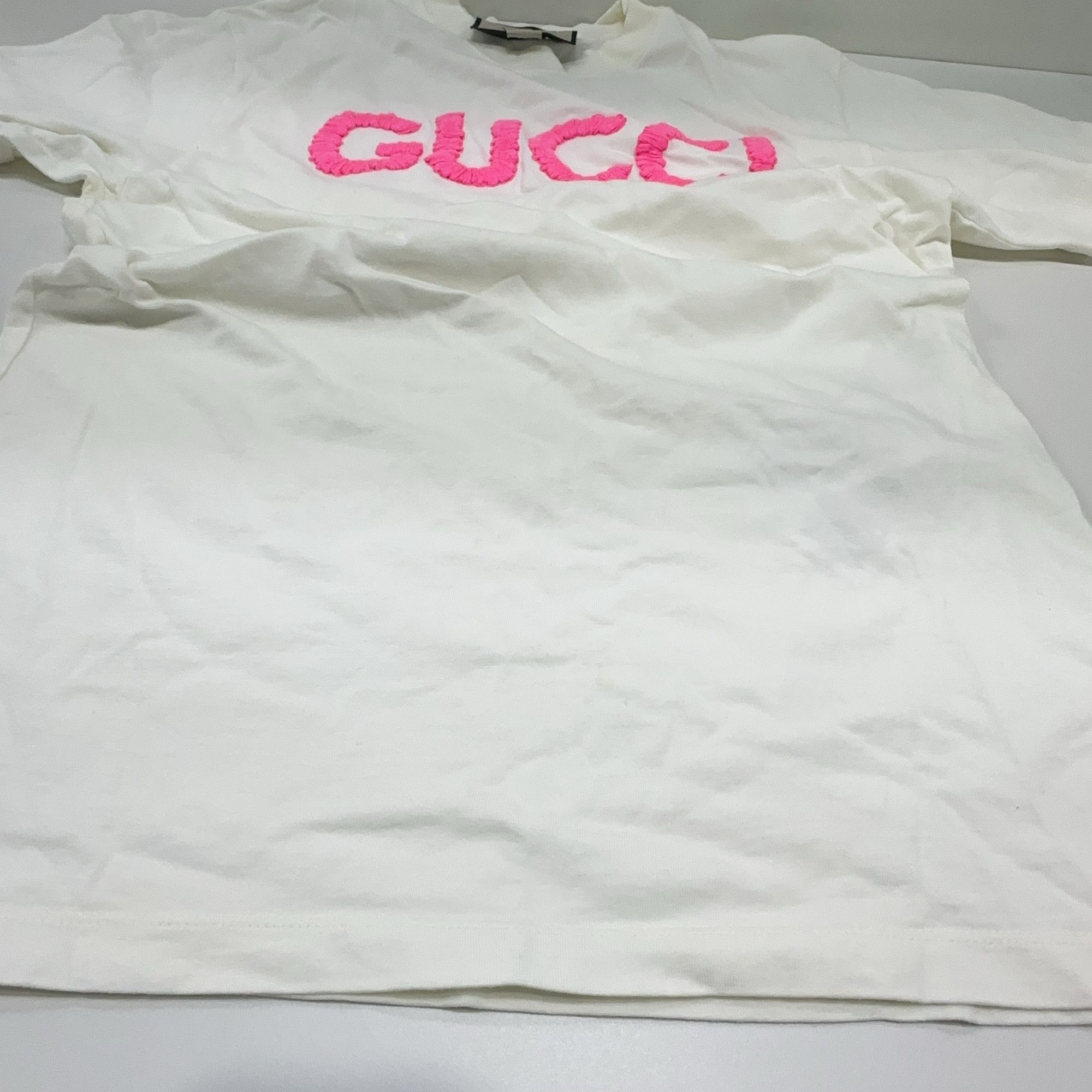 Gucci Gucci Pink Logo Embroidery T-Shirt XS Size XS / US 0-2 / IT 36-38 - 7 Thumbnail