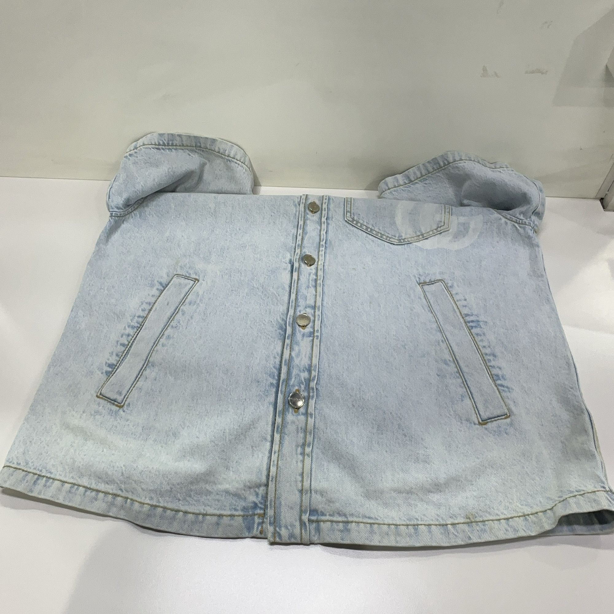 Gucci Gucci Laser Print Denim Short Sleeve Shirt 44 Size US S / EU 44-46 / 1 - 17 Thumbnail