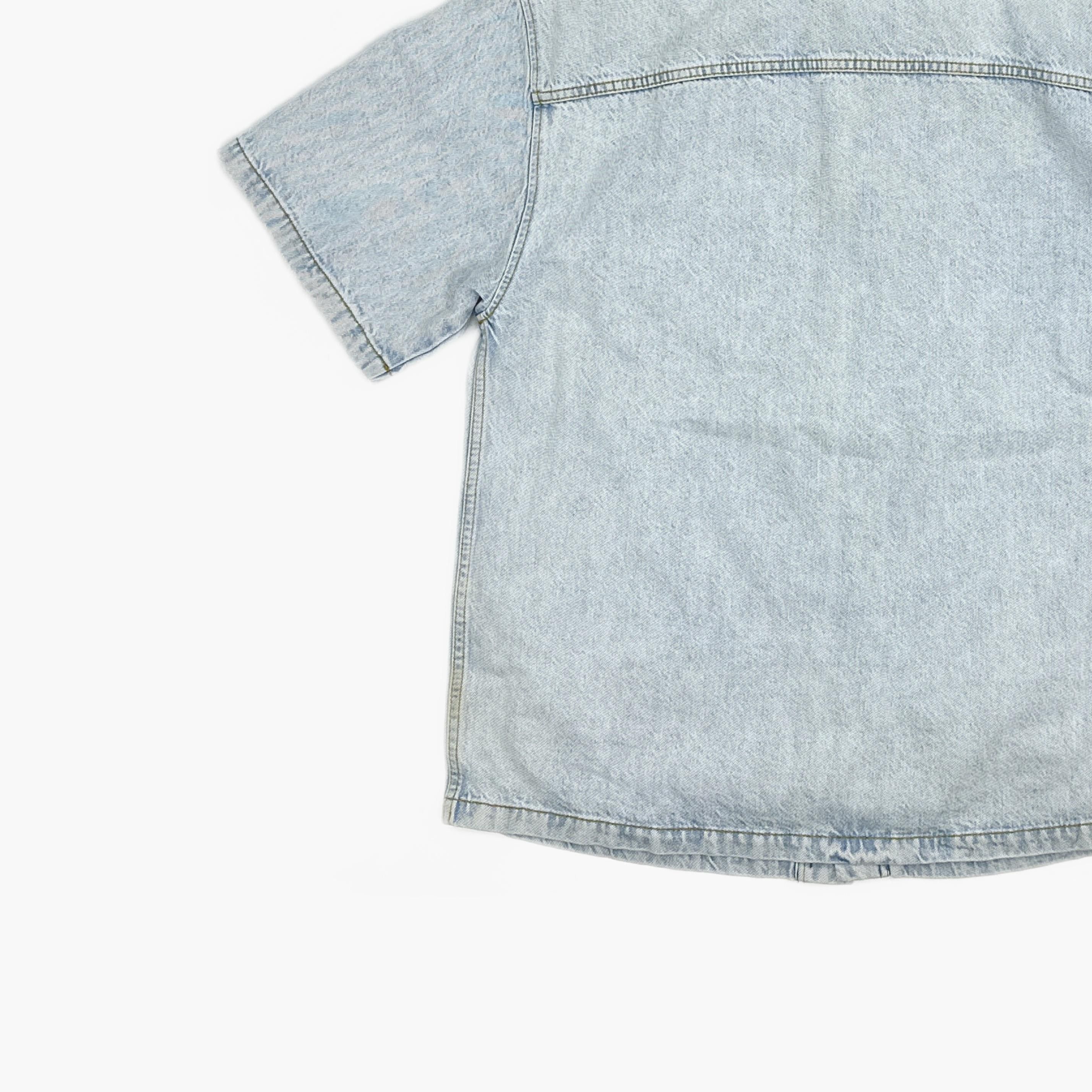 Gucci Gucci Laser Print Denim Short Sleeve Shirt 44 Size US S / EU 44-46 / 1 - 4 Thumbnail