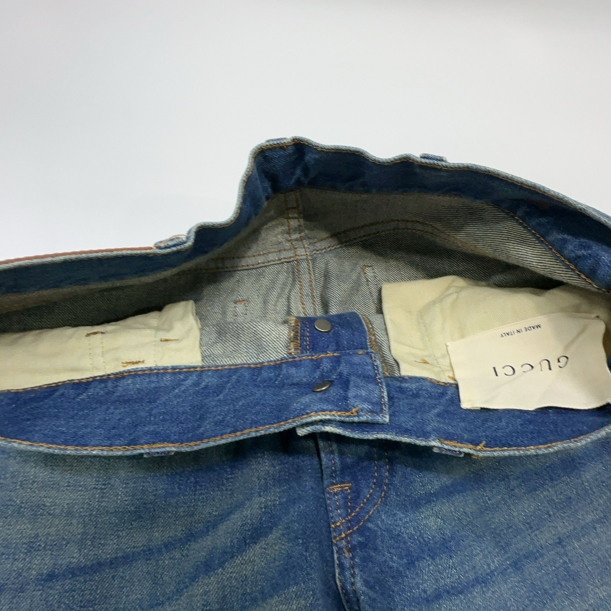 Gucci Gucci Tiger Head Embroidered Denim Jeans 30 Size US 30 / EU 46 - 6 Thumbnail