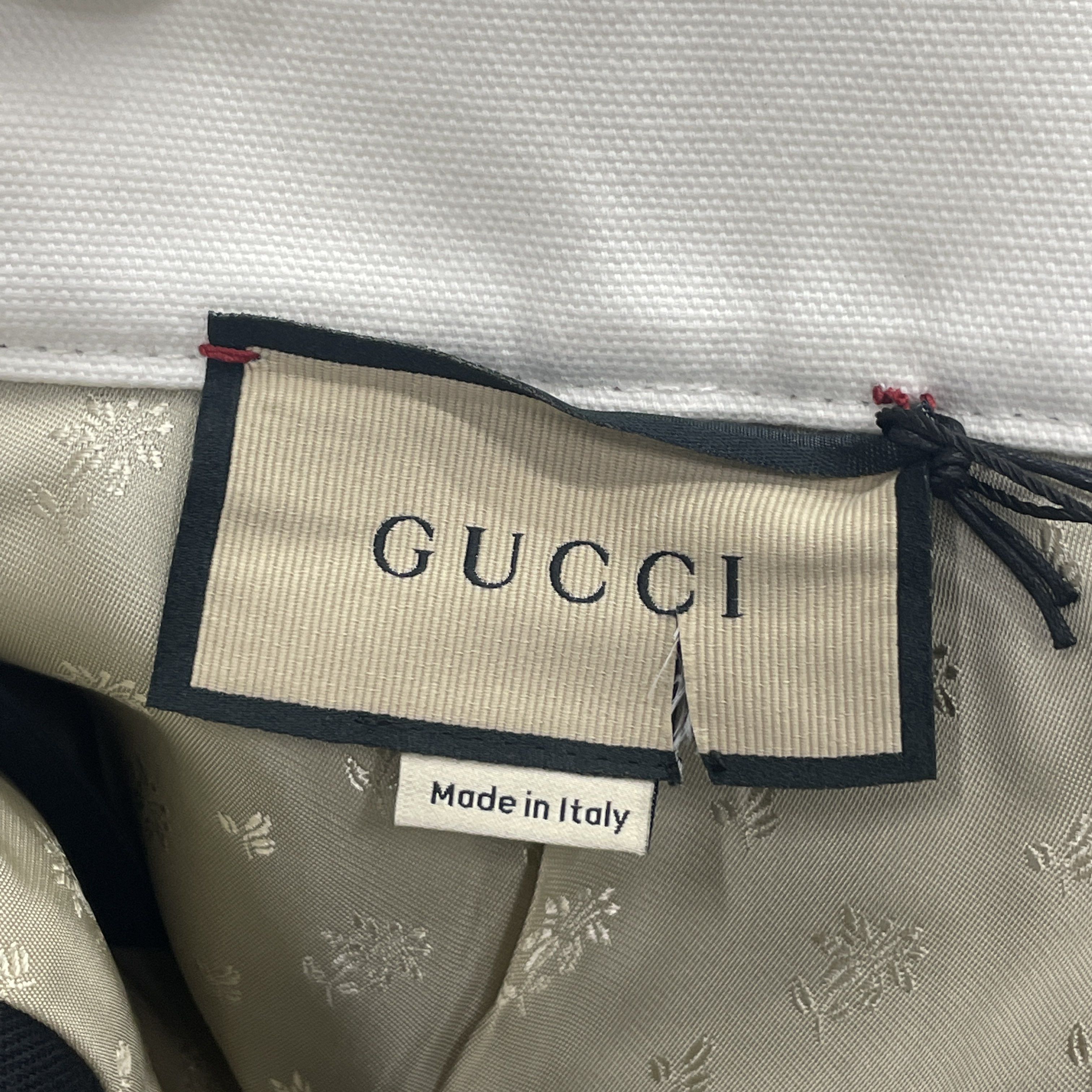 Gucci Gucci Bicolor Scalloped Hem Pencil Skirt IT 34 Size 24" / US 00 / IT 34 - 3 Thumbnail