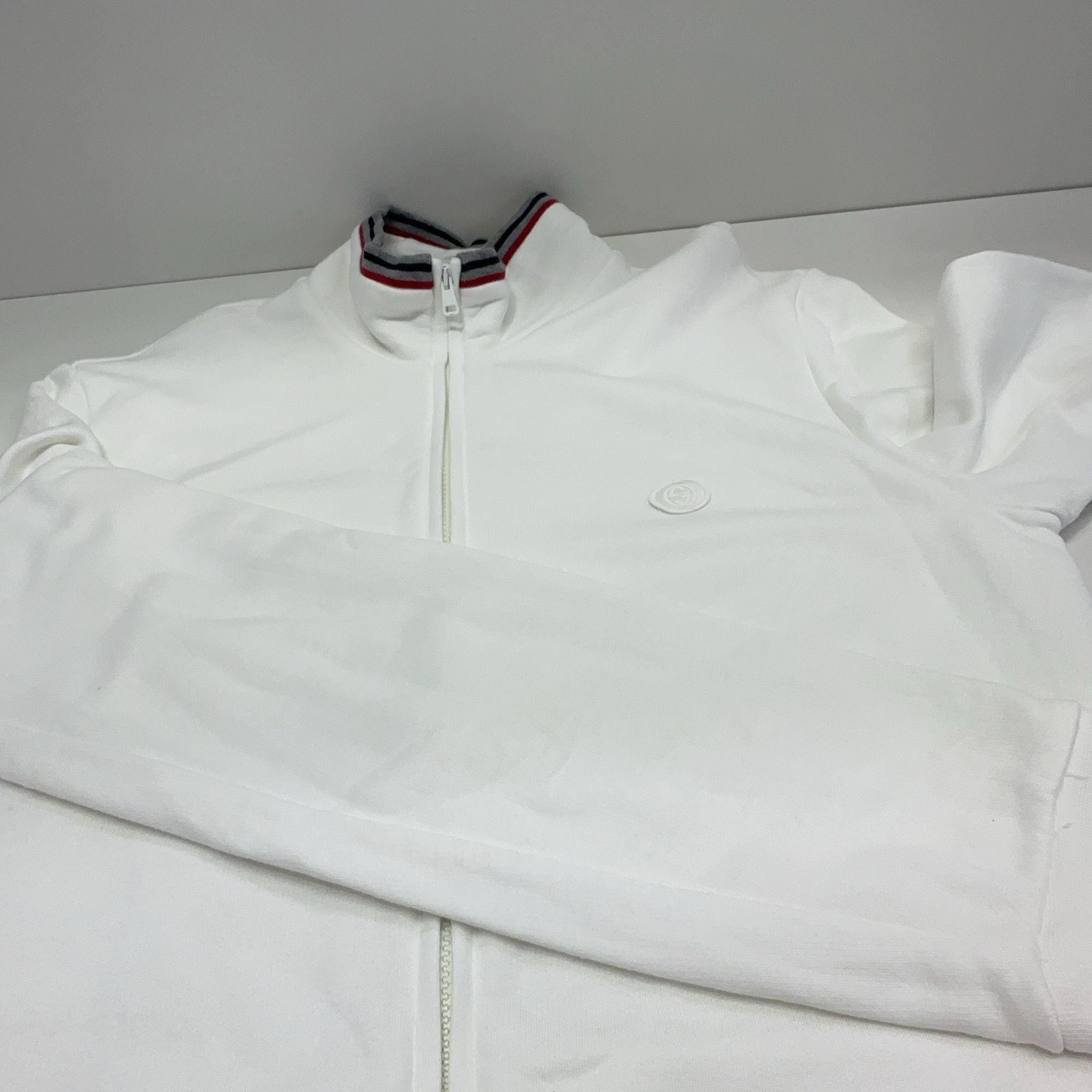 Gucci Gucci Web Stripe Collar Zip Up Jacket XXXL Size US XXL / EU 58 / 5 - 8 Thumbnail