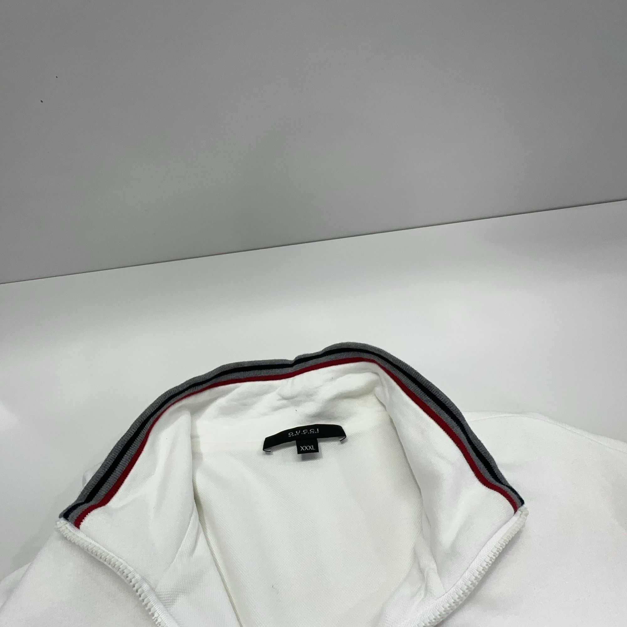 Gucci Gucci Web Stripe Collar Zip Up Jacket XXXL Size US XXL / EU 58 / 5 - 7 Thumbnail