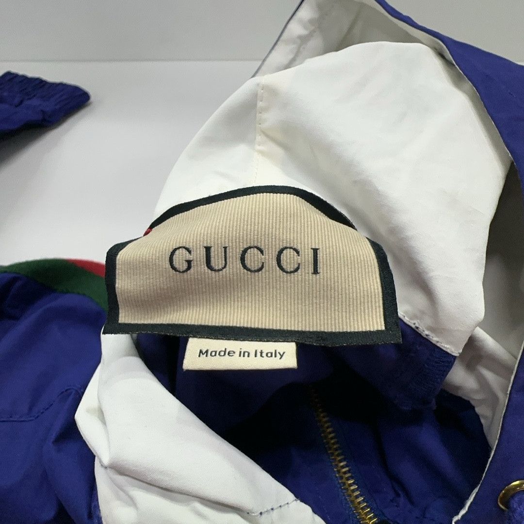 Gucci Gucci Stripe Web Hooded Jacket 48 Size US M / EU 48-50 / 2 - 3 Thumbnail