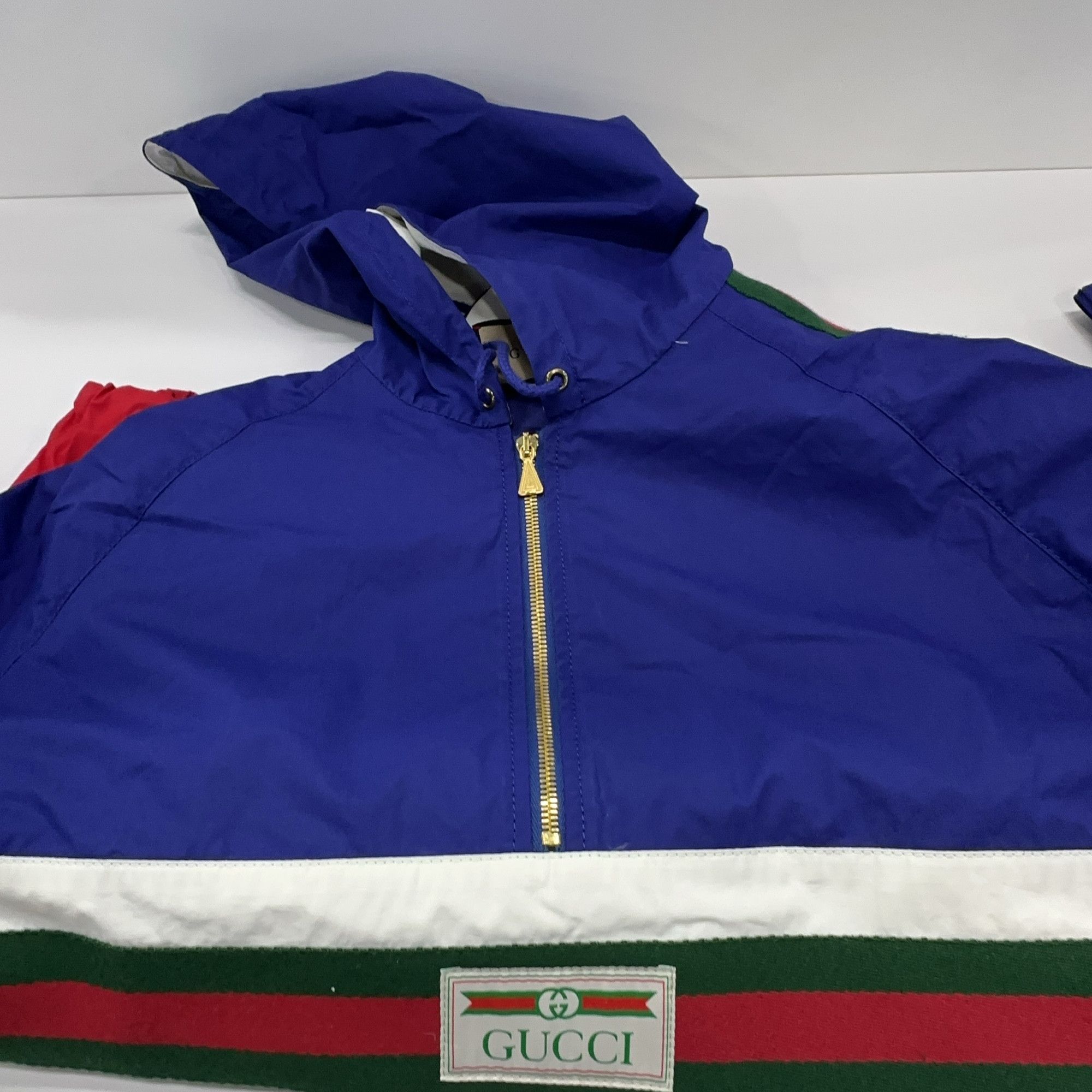 Gucci Gucci Stripe Web Hooded Jacket 48 Size US M / EU 48-50 / 2 - 7 Thumbnail