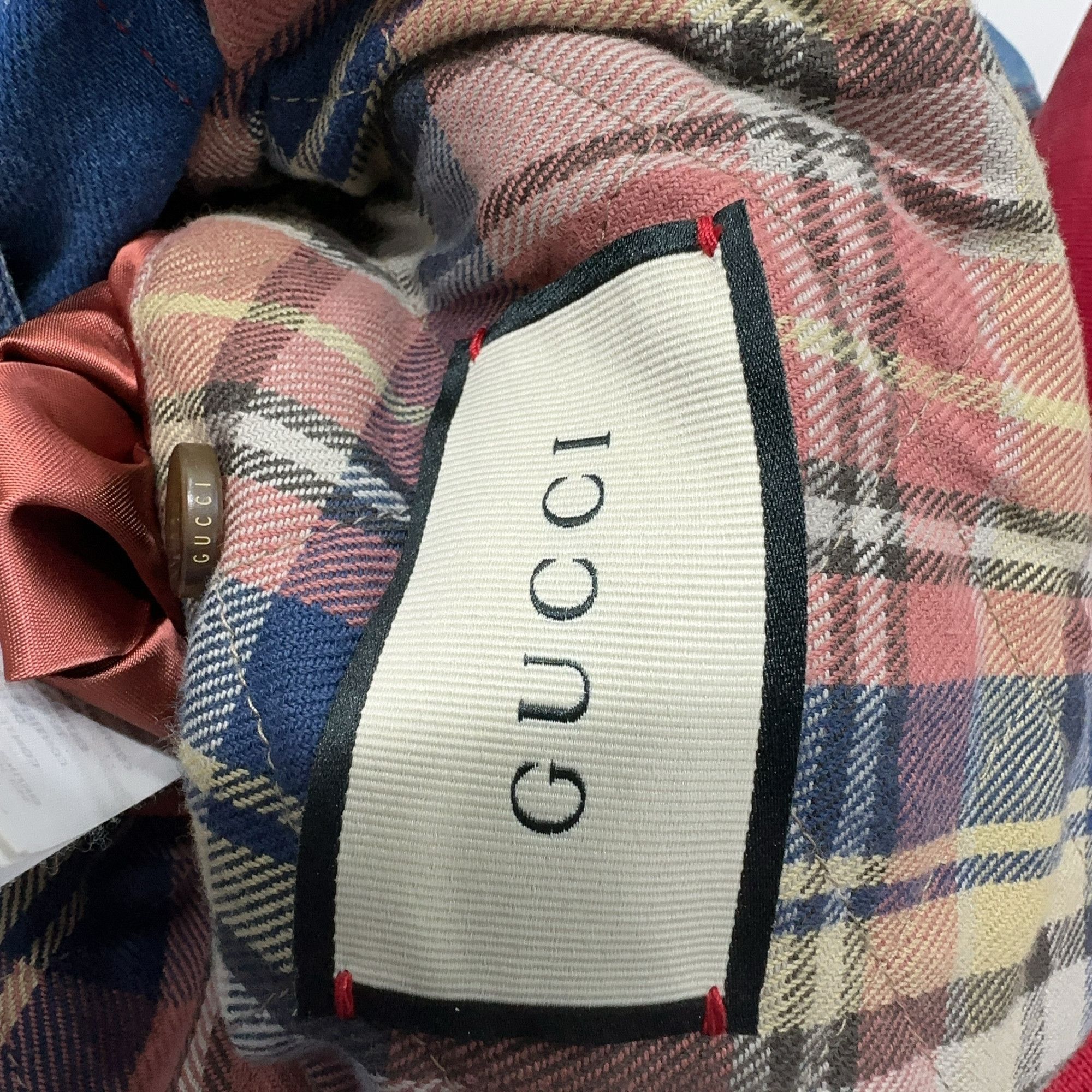 Gucci Gucci Gucci Band Patch Denim Bomber Jacket 46 Size L / US 10 / IT 46 - 4 Thumbnail