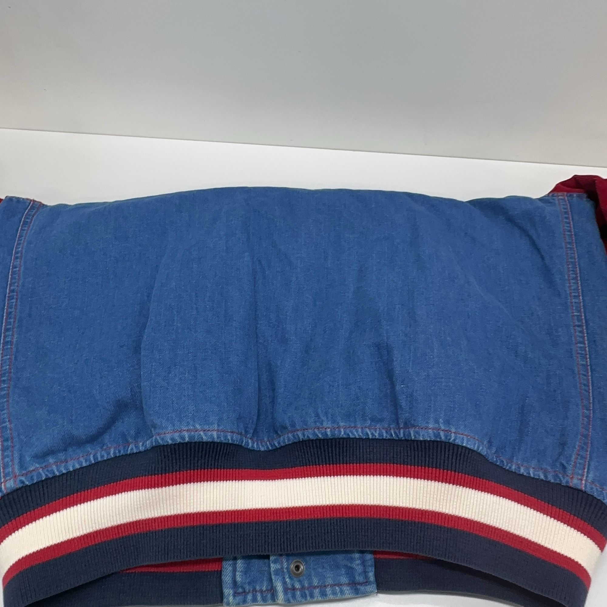 Gucci Gucci Gucci Band Patch Denim Bomber Jacket 46 Size L / US 10 / IT 46 - 12 Thumbnail