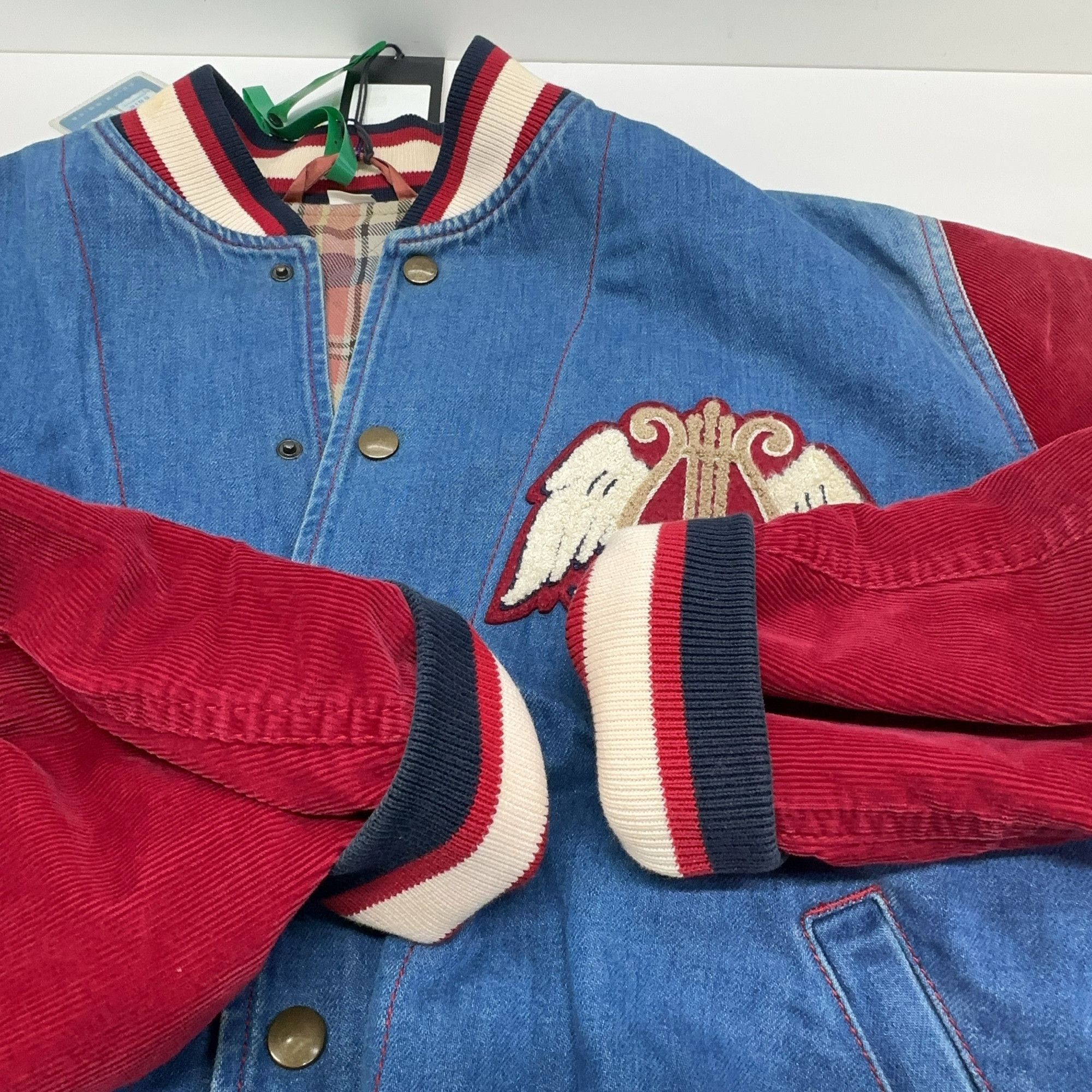 Gucci Gucci Gucci Band Patch Denim Bomber Jacket 46 Size L / US 10 / IT 46 - 13 Thumbnail