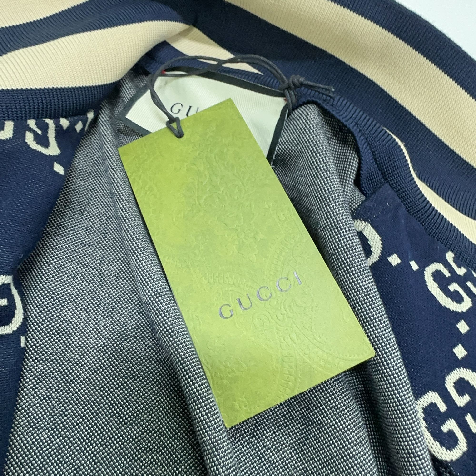 Gucci Gucci GG Jacquard Zip Track Jacket Size S Size US S / EU 44-46 / 1 - 6 Thumbnail