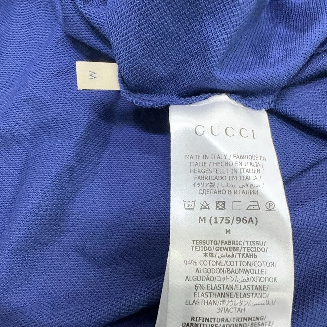 Gucci Gucci Striped Collar Pocket Polo Shirt Size M Size US M / EU 48-50 / 2 - 5 Thumbnail