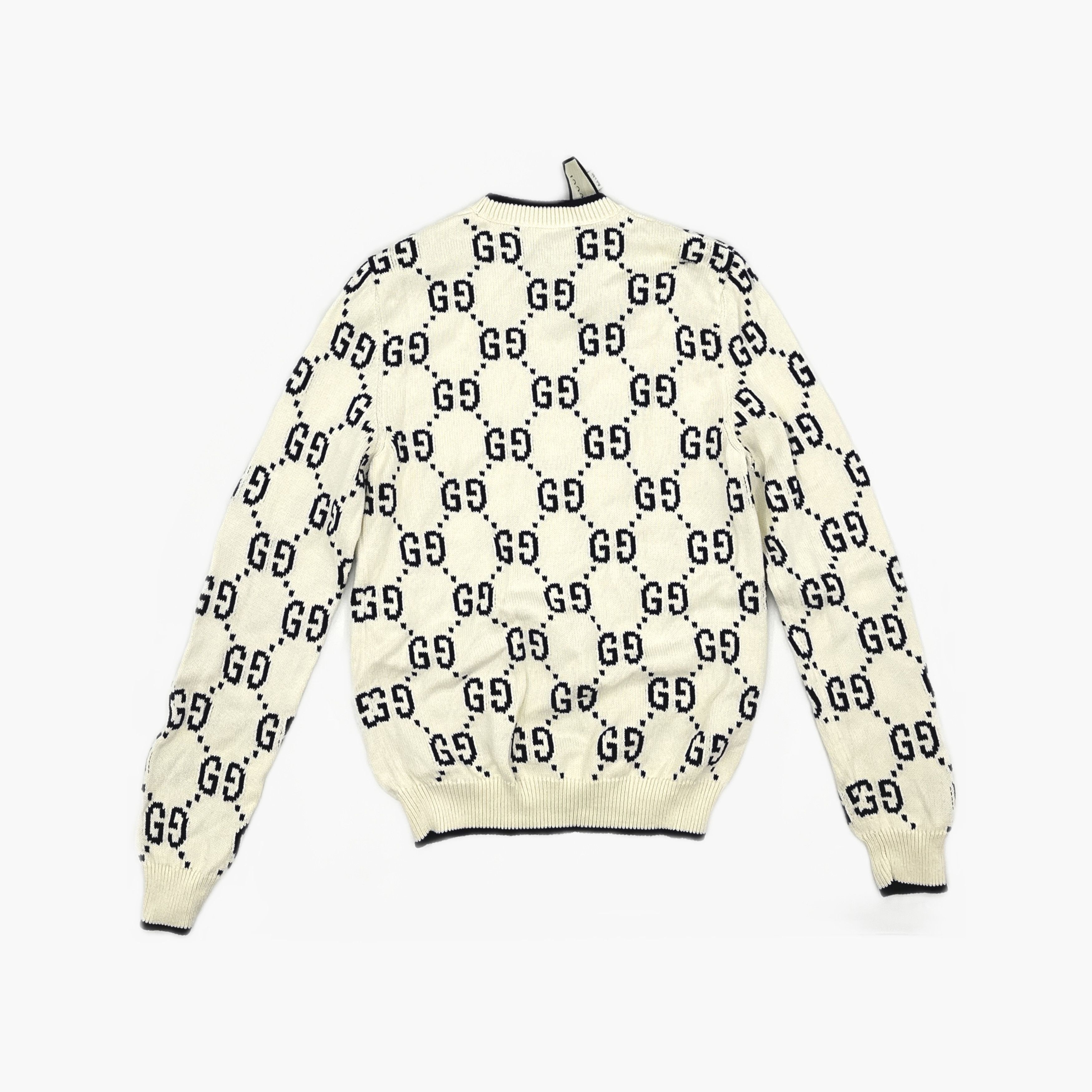Gucci Gucci GG Monogram Cotton Knit Sweater XS Size US XS / EU 42 / 0 - 2 Thumbnail