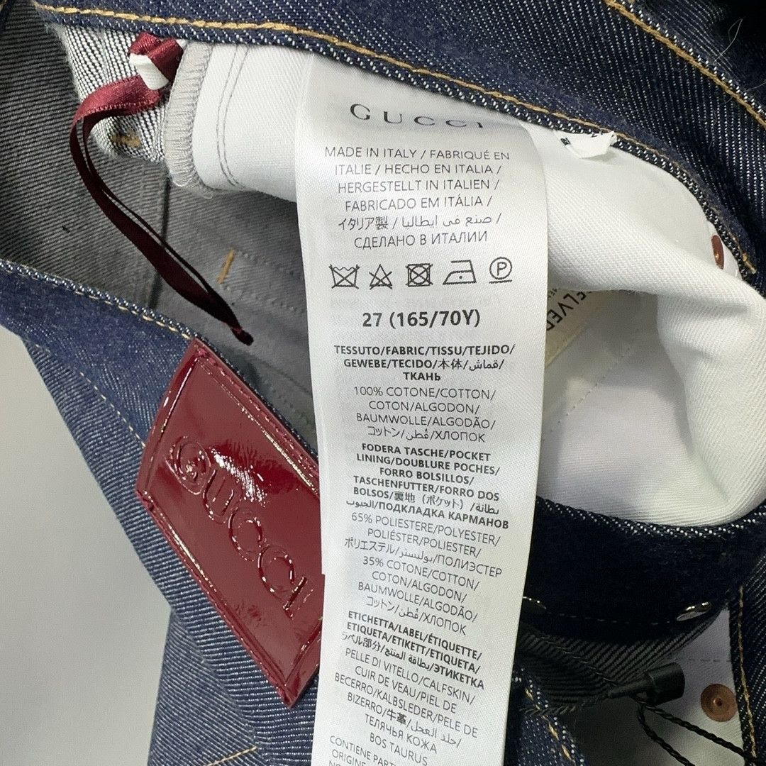 Gucci Gucci Indigo Denim Jeans Size 27 Size 27" / US 4 / IT 40 - 5 Thumbnail