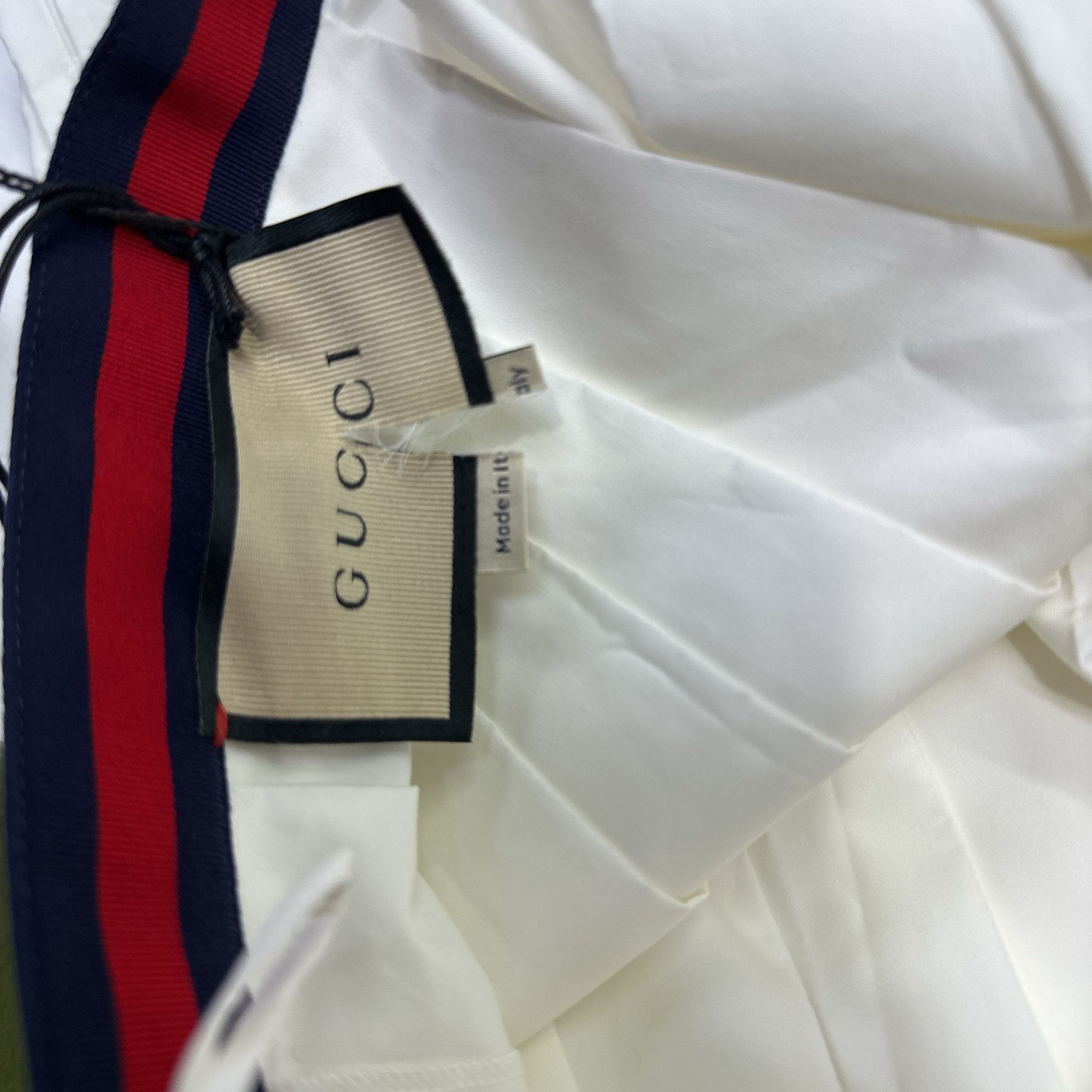 Gucci Gucci Striped Web Waist Pleated Midi Skirt 40 Size 27" / US 4 / IT 40 - 6 Thumbnail