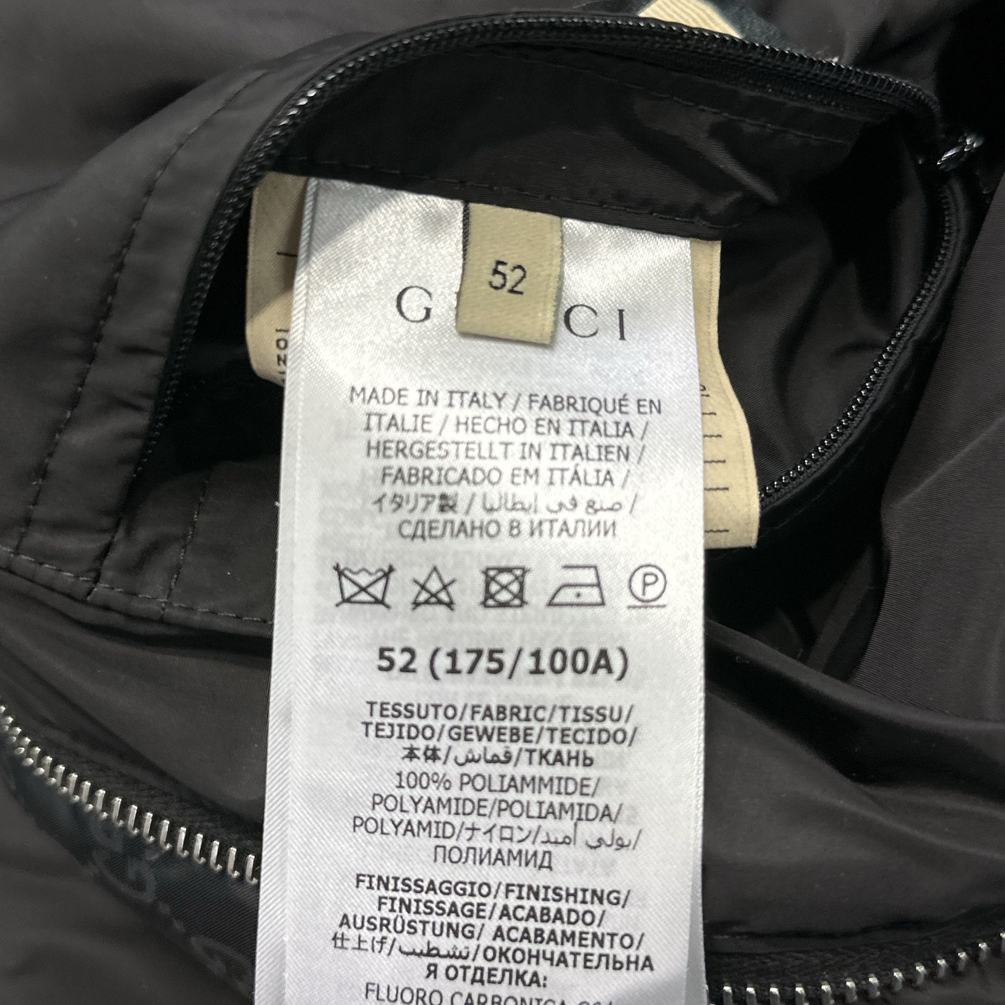 Gucci Gucci GG Monogram Hooded Down Jacket Size 52 Size US L / EU 52-54 / 3 - 3 Thumbnail
