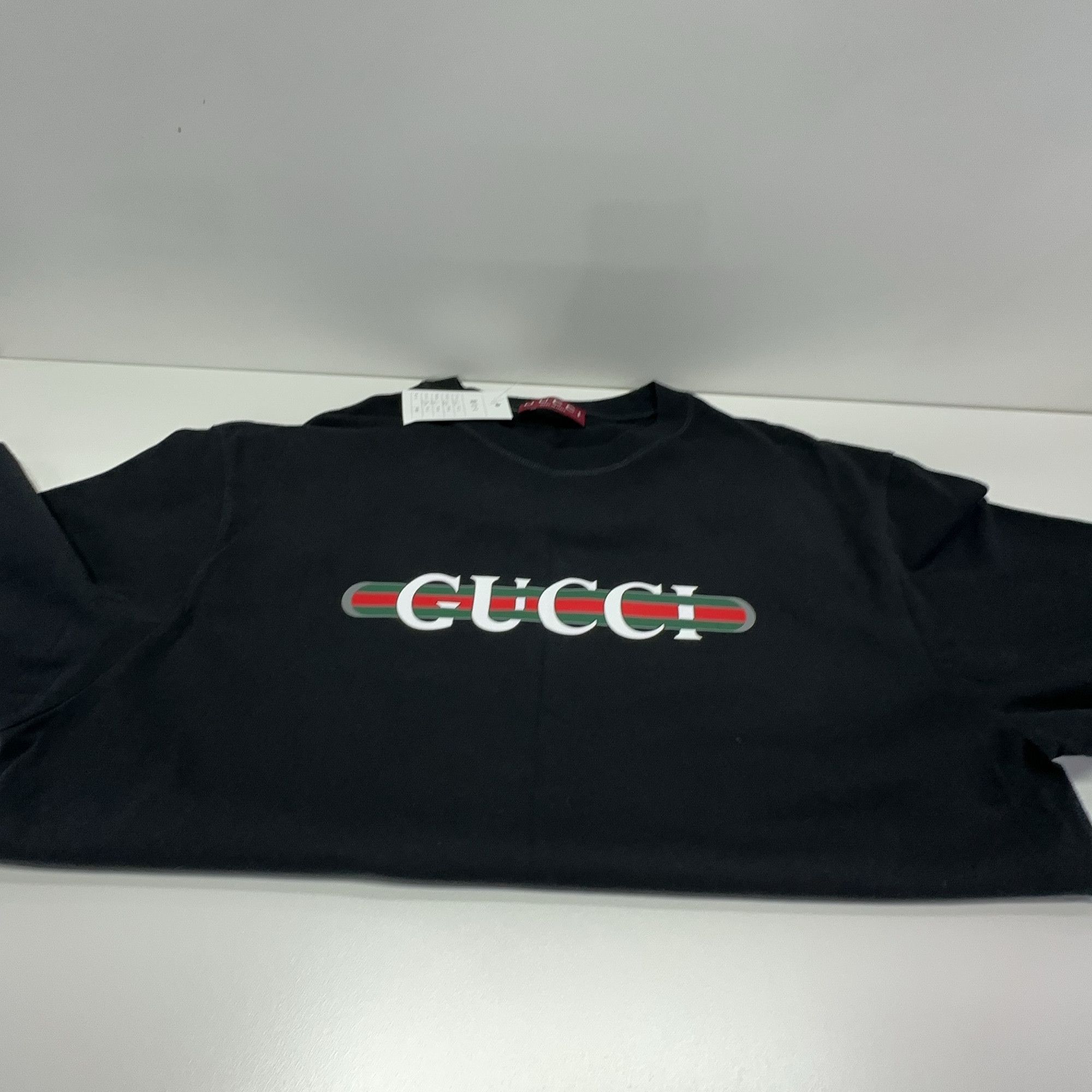 Gucci Gucci Logo Print Black T-Shirt XL Size US XL / EU 56 / 4 - 6 Thumbnail
