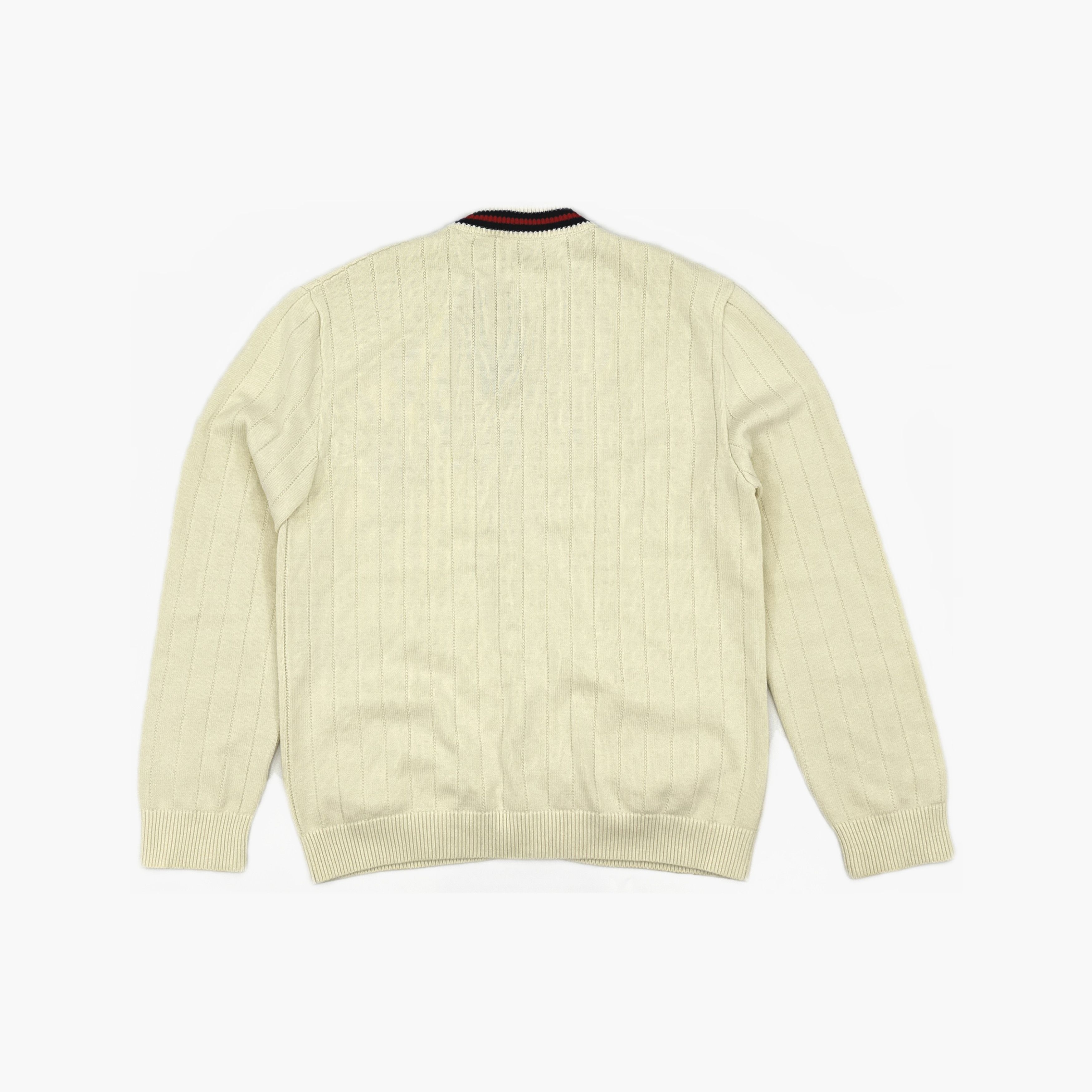 Gucci Gucci FW21 Web Stripe Cotton Cardigan M Size US M / EU 48-50 / 2 - 2 Thumbnail