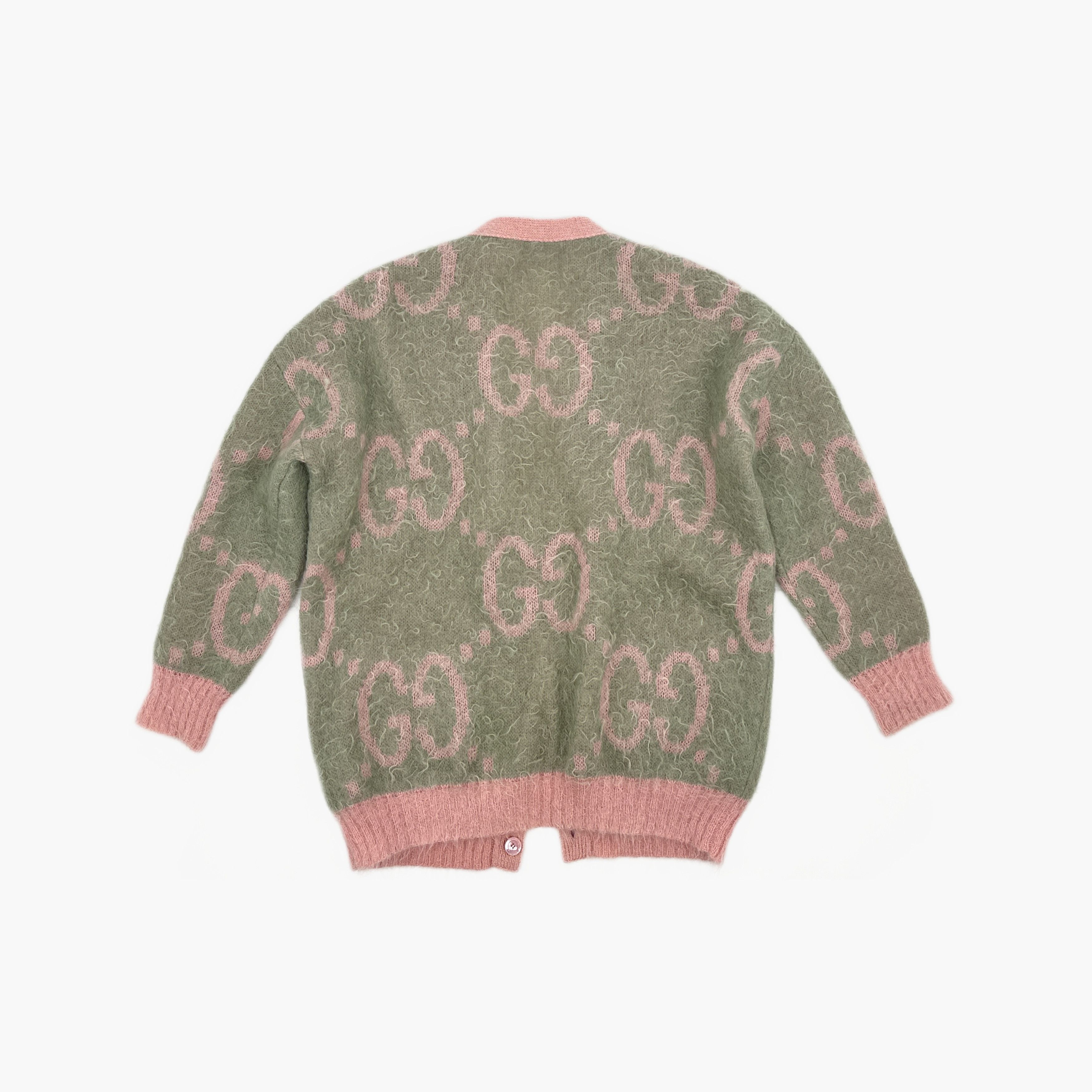 Gucci Gucci GG Jacquard Mohair Cardigan Size S Size S / US 4 / IT 40 - 2 Thumbnail