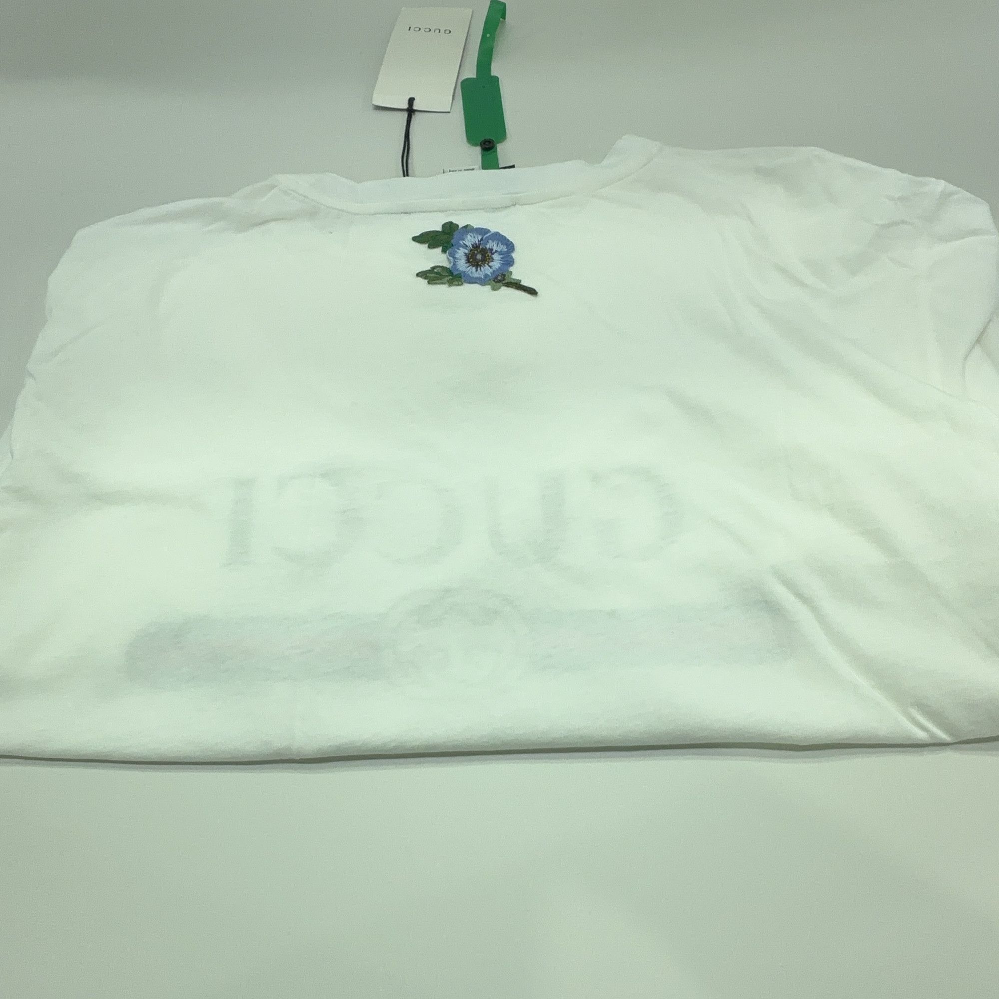 Gucci Gucci Flower Embroidery Logo T-Shirt L Size L / US 10 / IT 46 - 8 Thumbnail