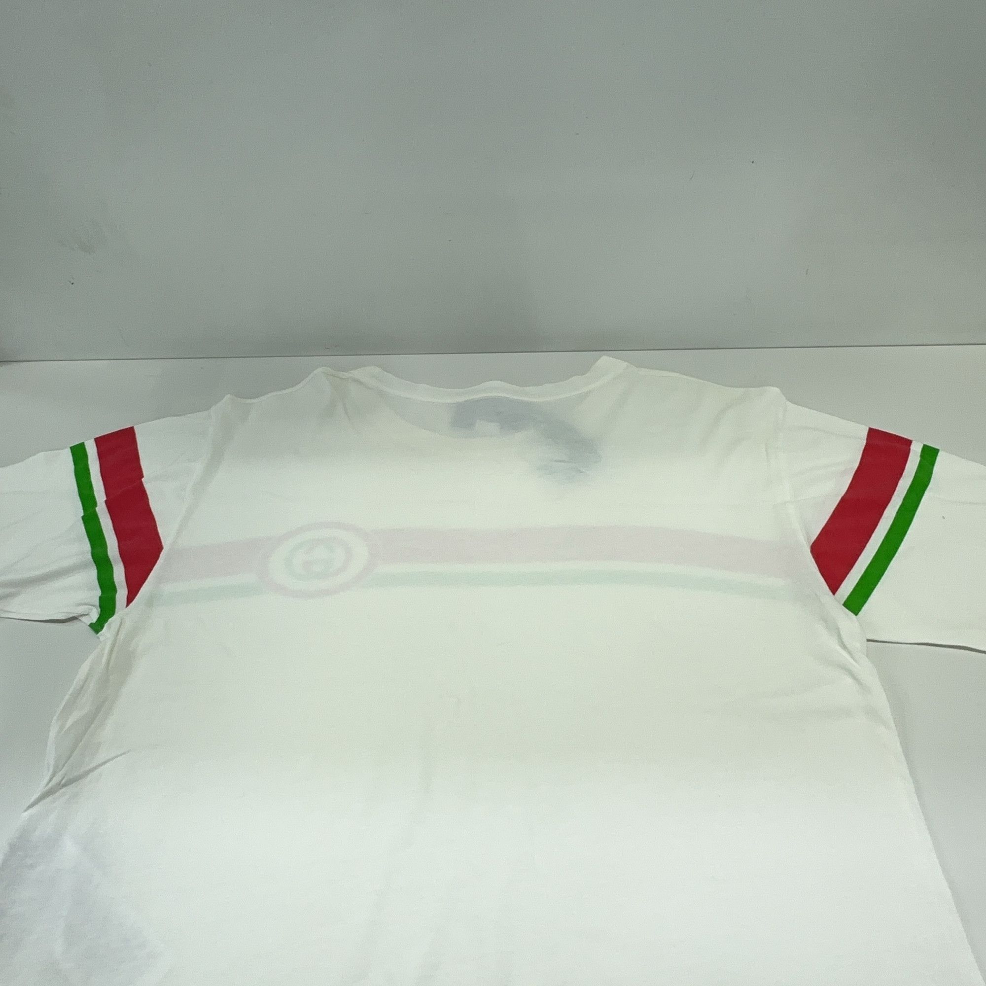 Gucci Gucci GG Stripe Print T-Shirt White Size S Size US S / EU 44-46 / 1 - 10 Thumbnail