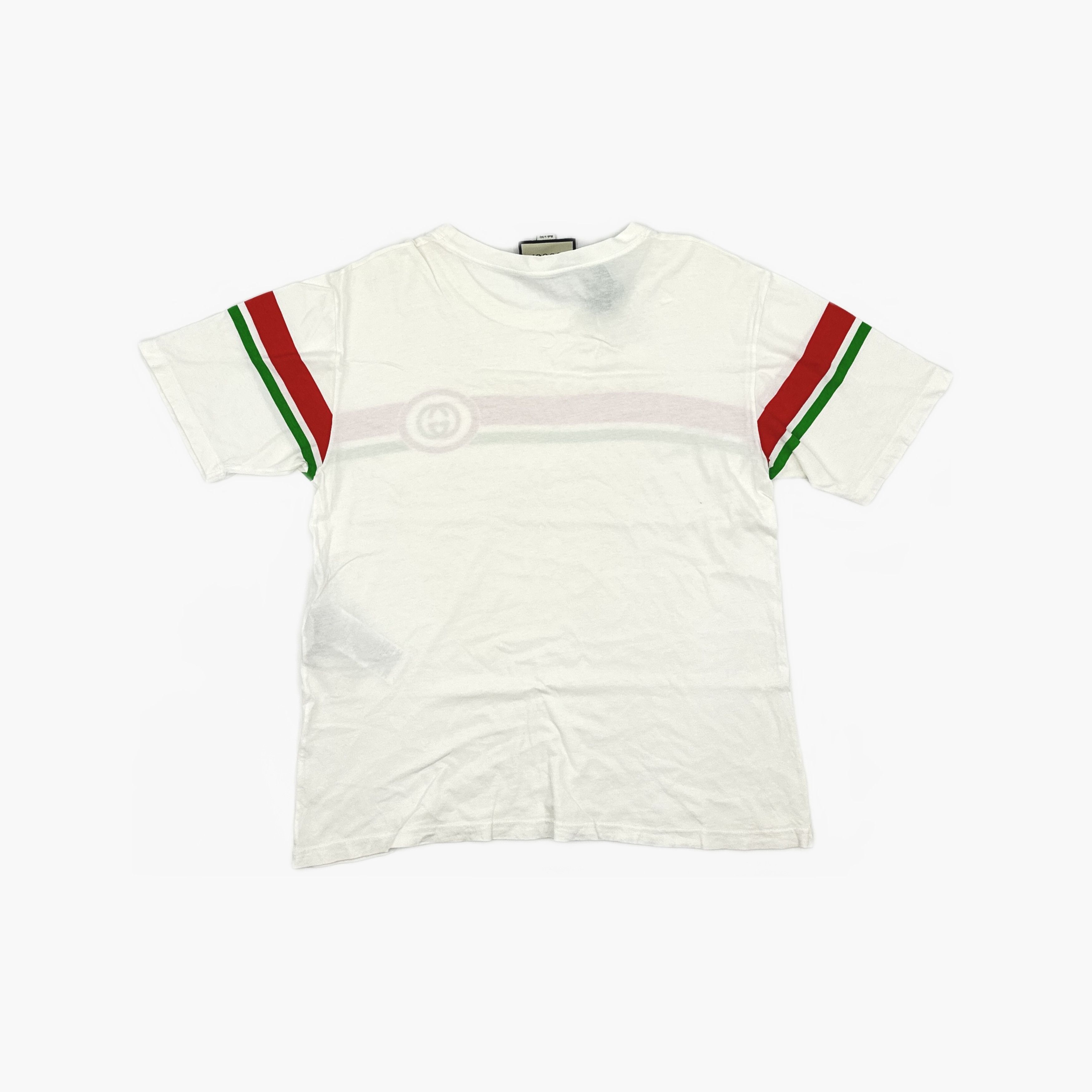 Gucci Gucci GG Stripe Print T-Shirt White Size S Size US S / EU 44-46 / 1 - 2 Thumbnail