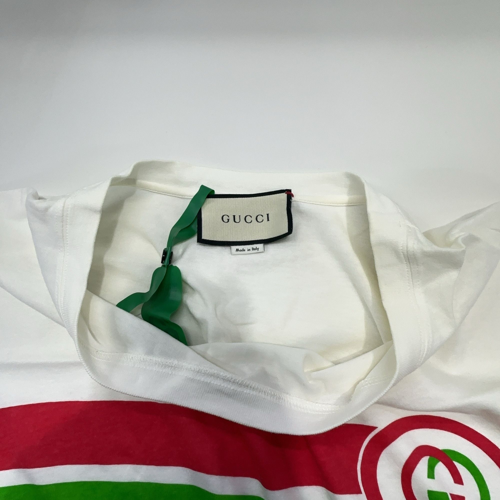 Gucci Gucci GG Stripe Print T-Shirt White Size S Size US S / EU 44-46 / 1 - 6 Thumbnail