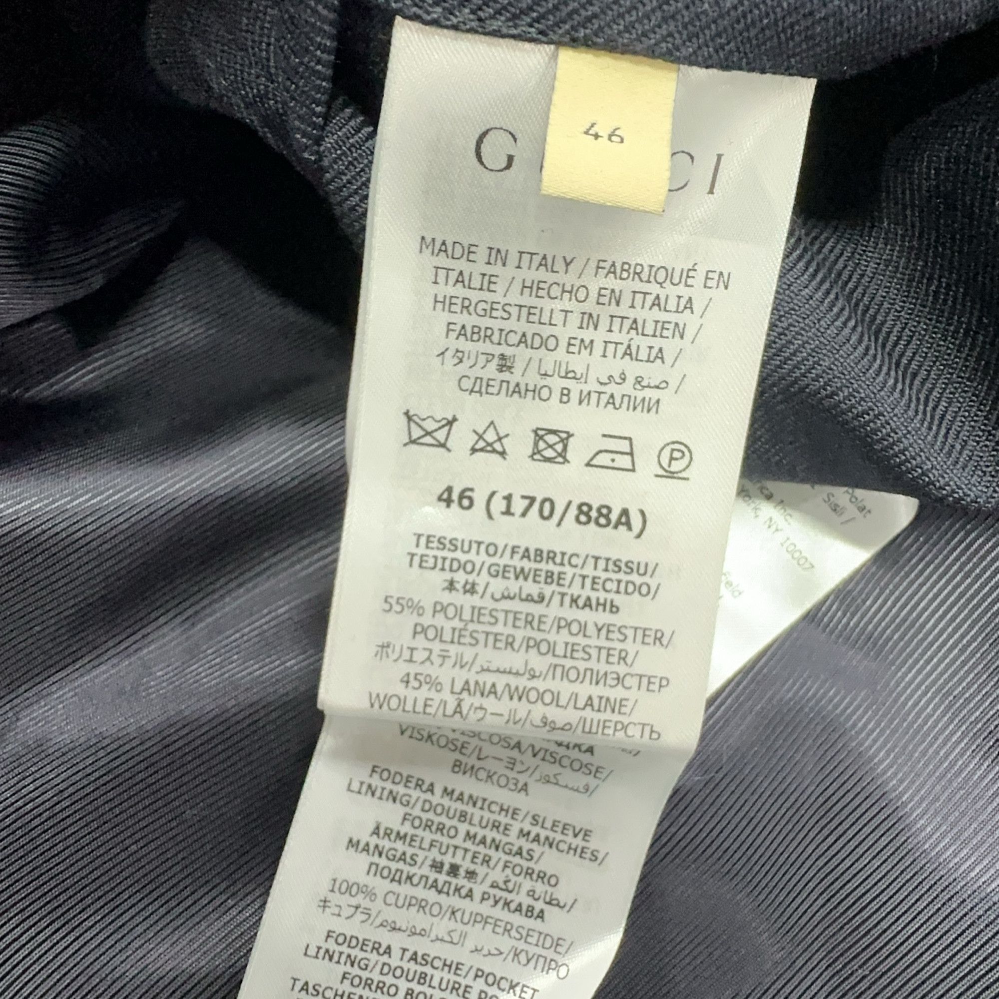 Gucci Gucci Interlocking G Pocket Blazer EU 46 Size 36R - 5 Thumbnail
