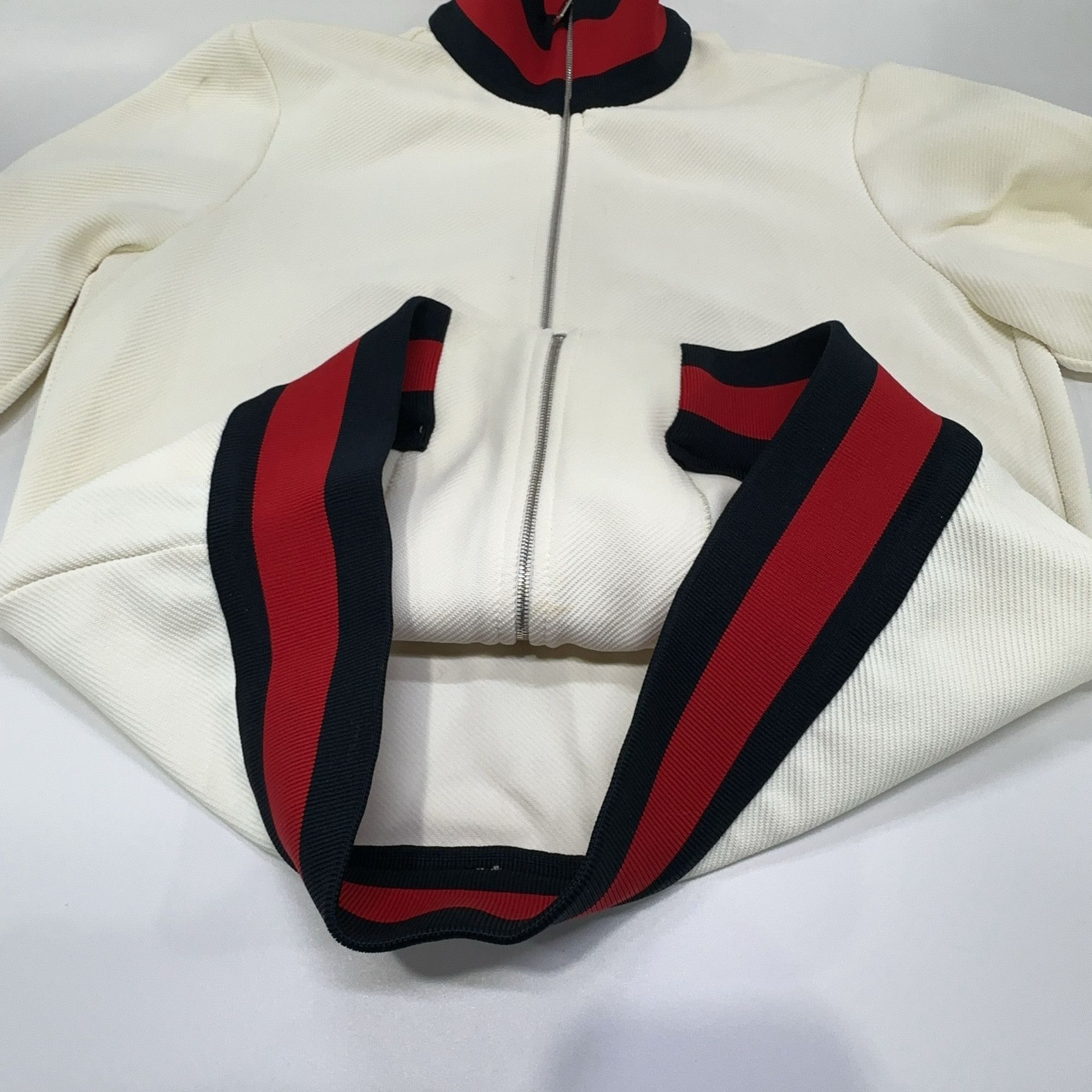 Gucci Gucci Web Stripe Zip-Up Bomber Jacket S Size S / US 4 / IT 40 - 12 Thumbnail