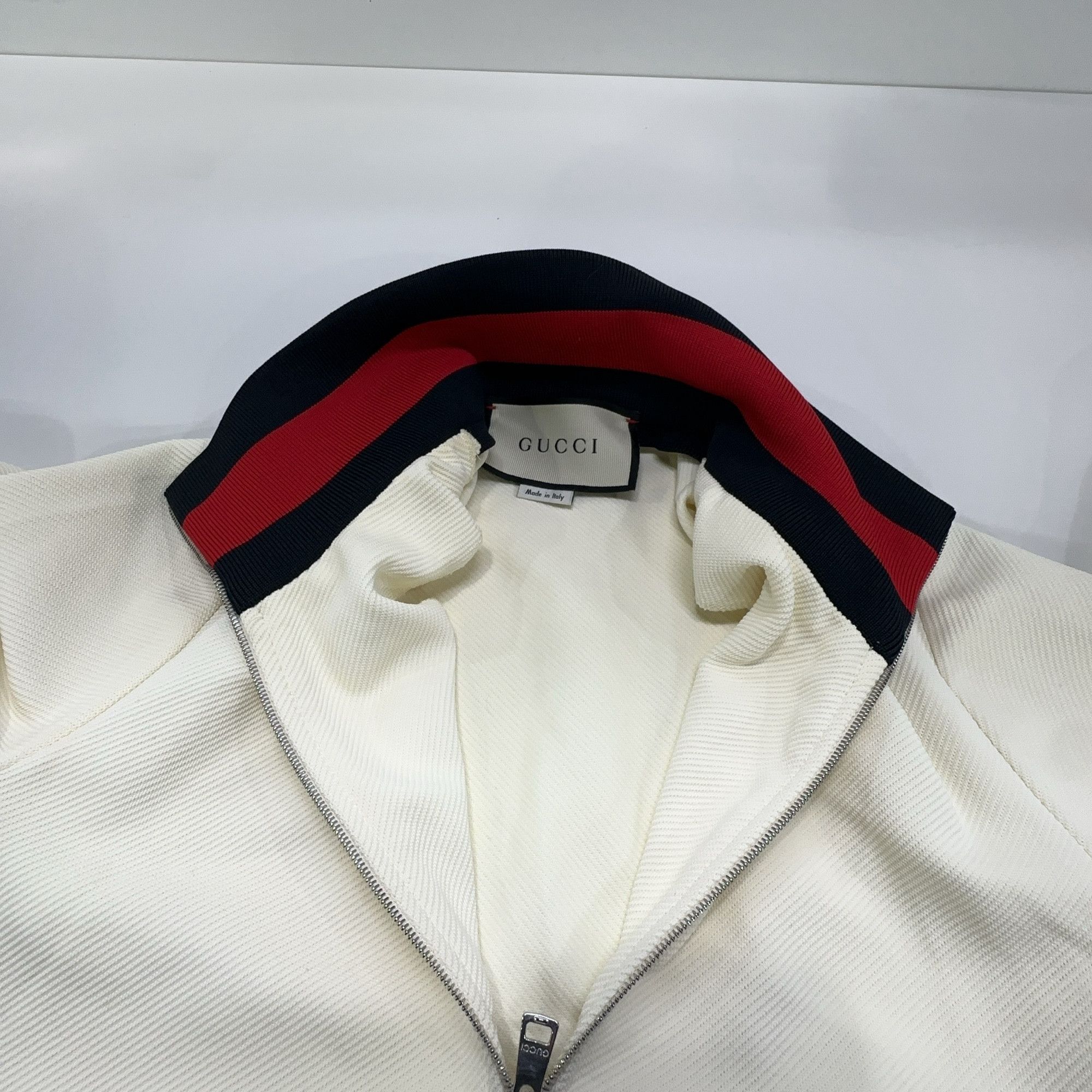 Gucci Gucci Web Stripe Zip-Up Bomber Jacket S Size S / US 4 / IT 40 - 7 Thumbnail