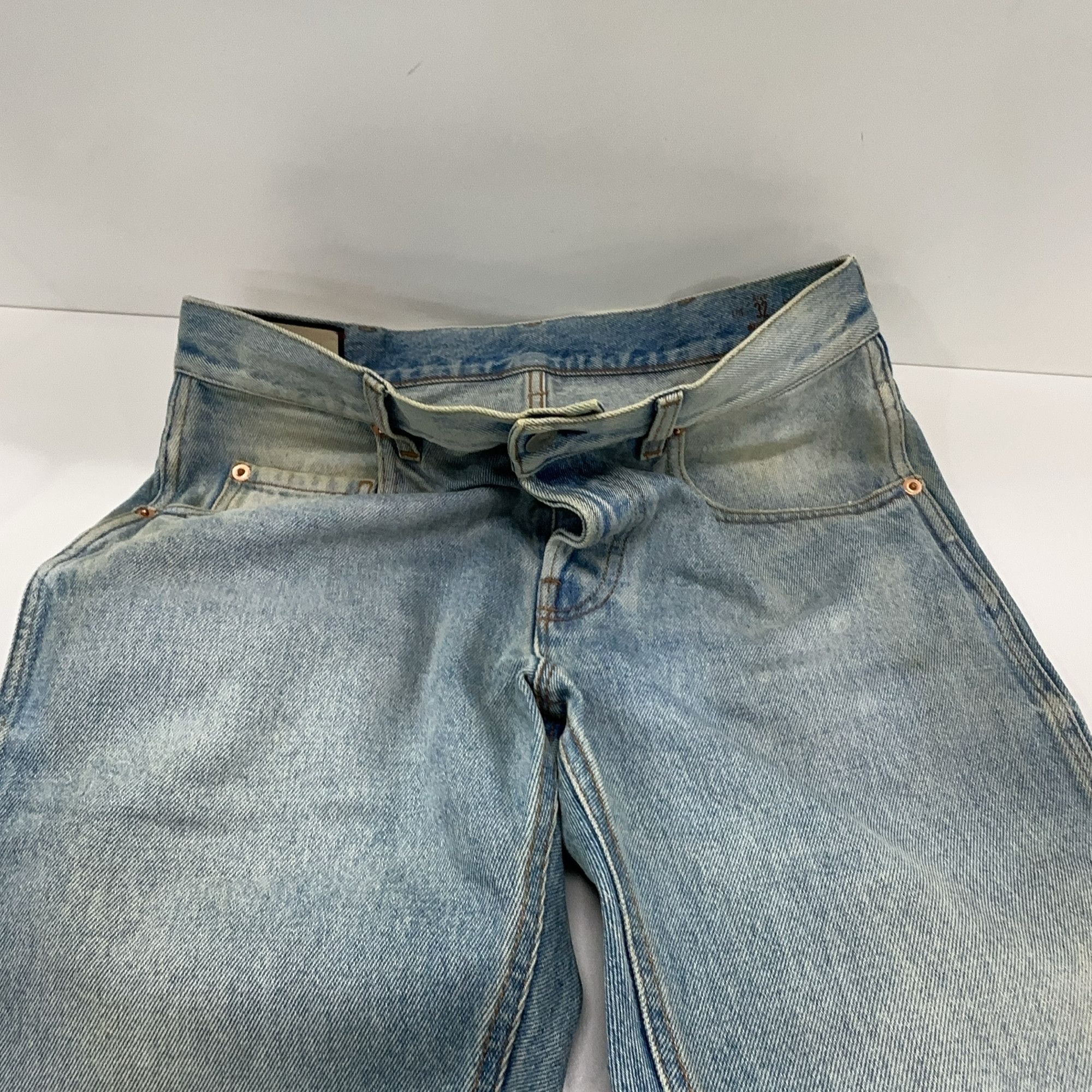 Gucci Gucci Web Stripe Trim Tapered Jeans 32 Size US 32 / EU 48 - 6 Thumbnail