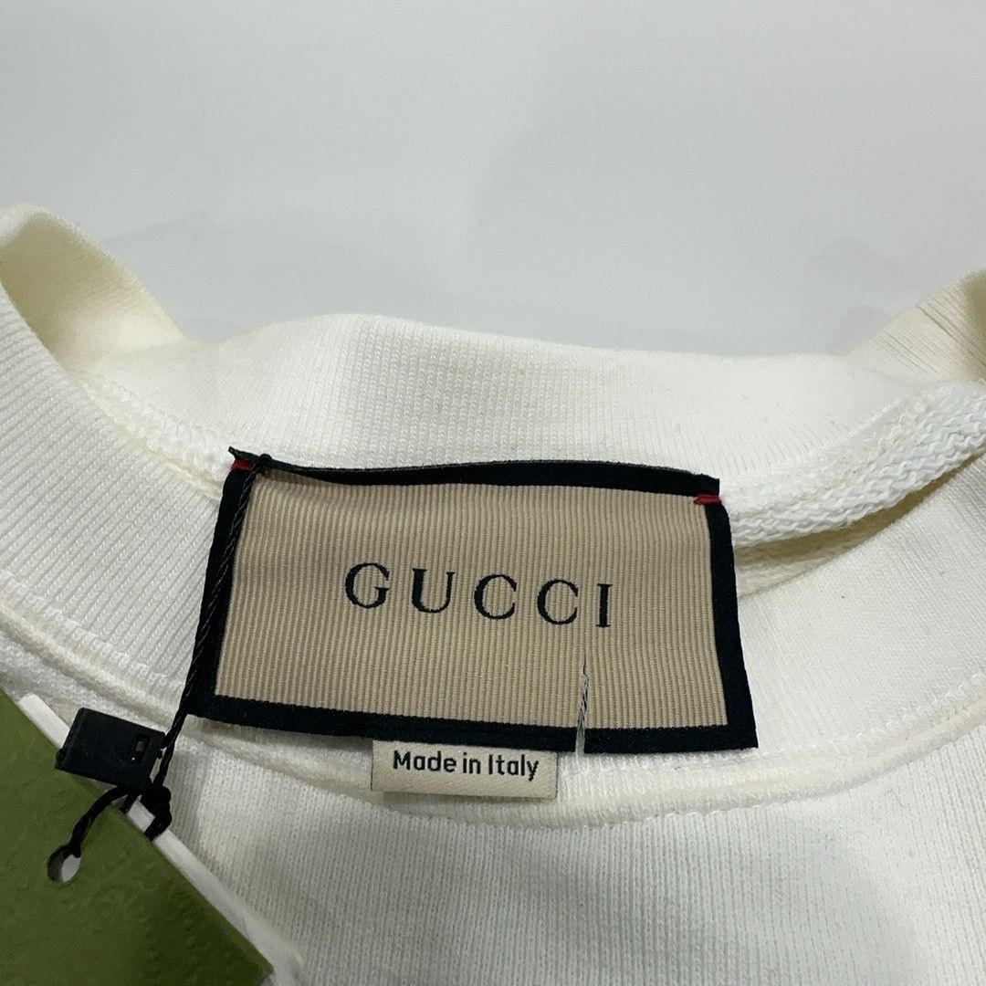 Gucci Gucci Flame Logo Stripe Sweatshirt Size M Size US M / EU 48-50 / 2 - 6 Thumbnail