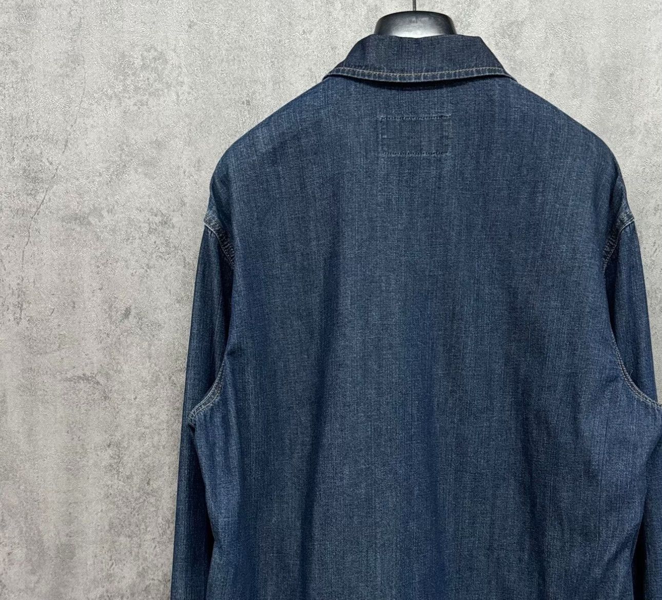 Prada Prada Triangle Logo Denim Zip Jacket M Size US M / EU 48-50 / 2 - 4 Thumbnail