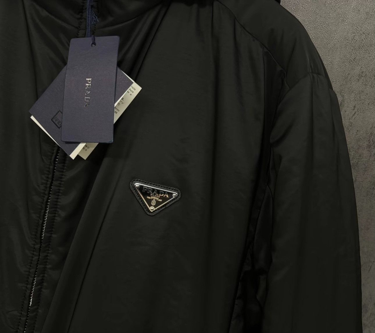 Prada Prada Reversible Logo Jacket Size 56 Size US XL / EU 56 / 4 - 4 Thumbnail
