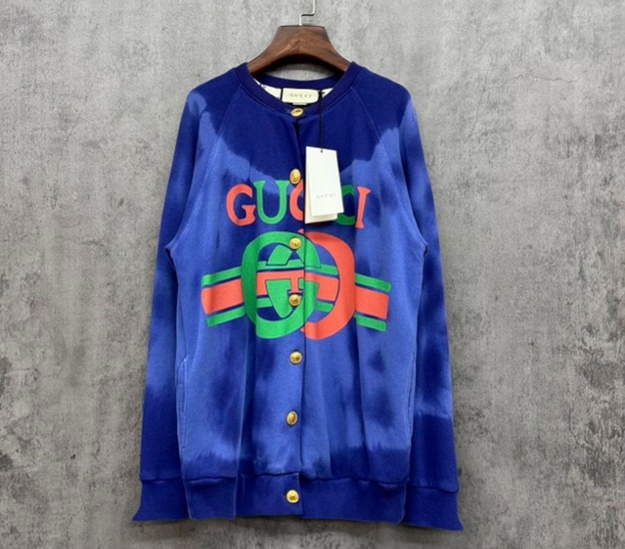 Gucci Gucci Tie-Dye Logo Button Front Jacket XS Size US XS / EU 42 / 0 - 2 Thumbnail