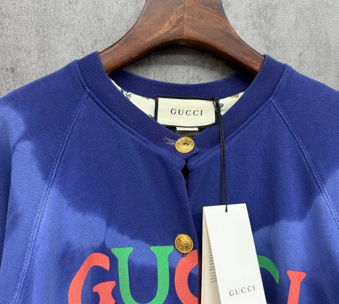 Gucci Gucci Tie-Dye Logo Button Front Jacket XS Size US XS / EU 42 / 0 - 5 Thumbnail