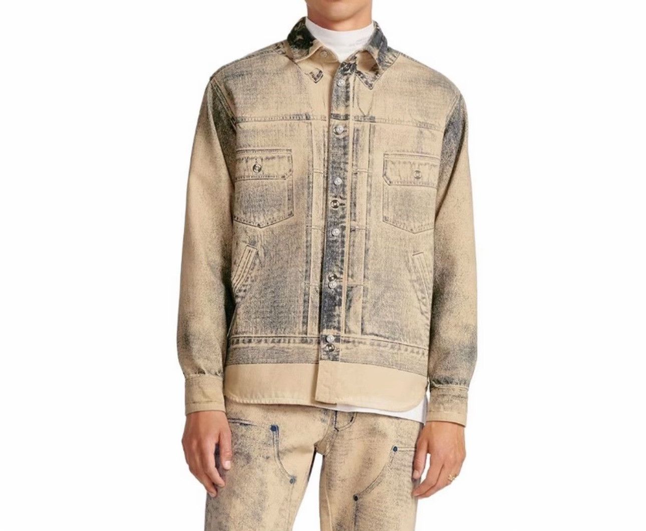 Dior Dior Digital Print Denim Shirt Jacket 41 Size US L / EU 52-54 / 3 - 3 Thumbnail