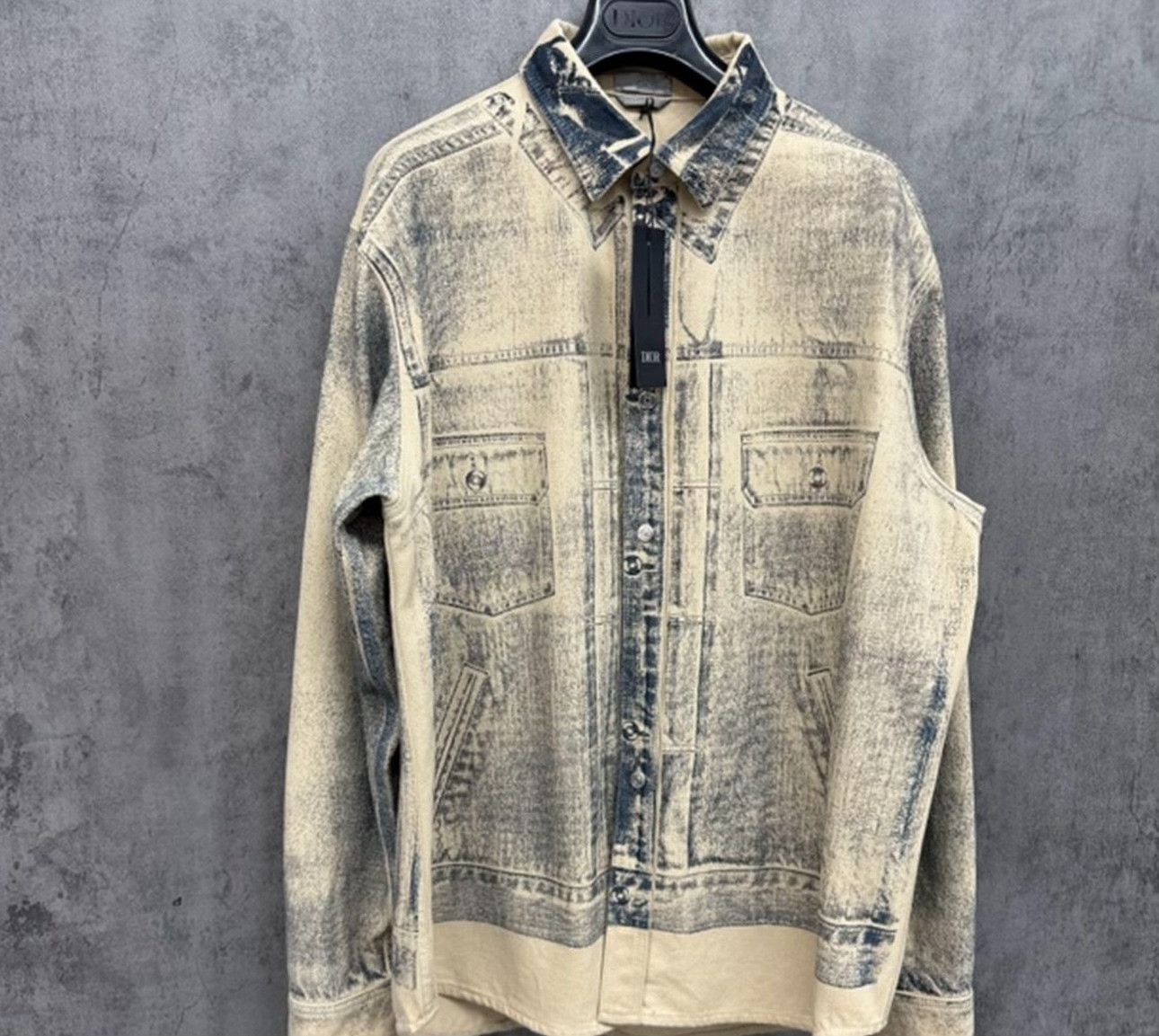 Dior Dior Digital Print Denim Shirt Jacket 41 Size US L / EU 52-54 / 3 - 4 Thumbnail